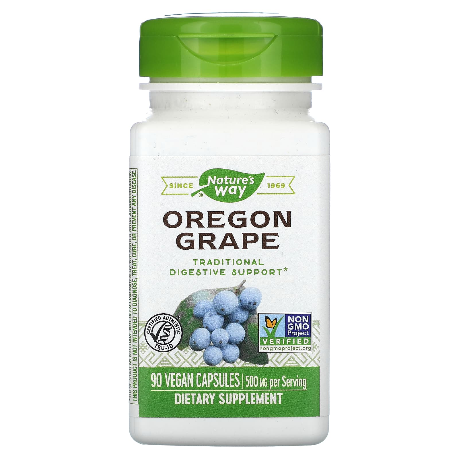 Nature's Way, Oregon Grape, 500 mg, 90 Vegan Capsules - B00016AHQK