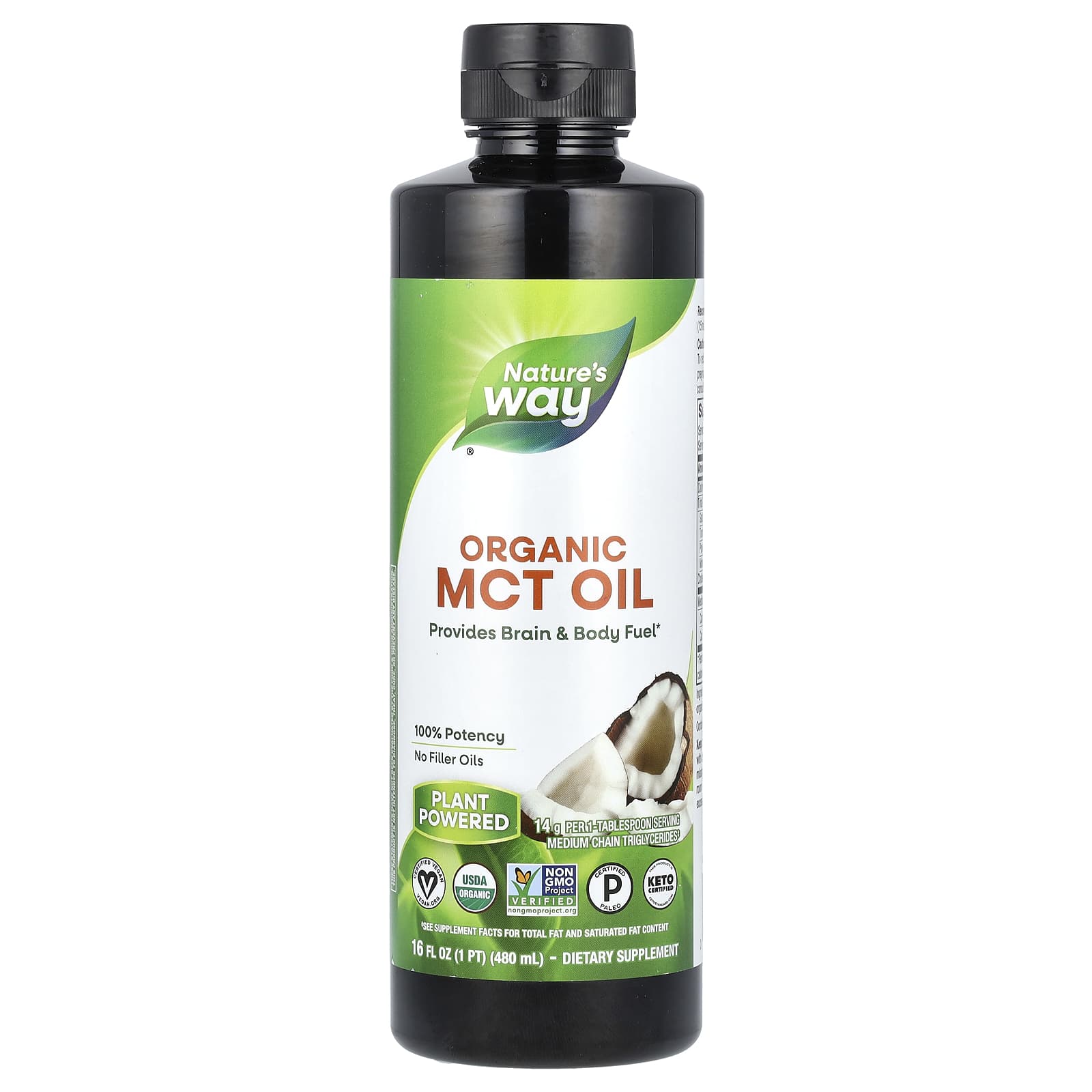 Nature's Way, Organic MCT Oil, 16 fl oz (480 ml)