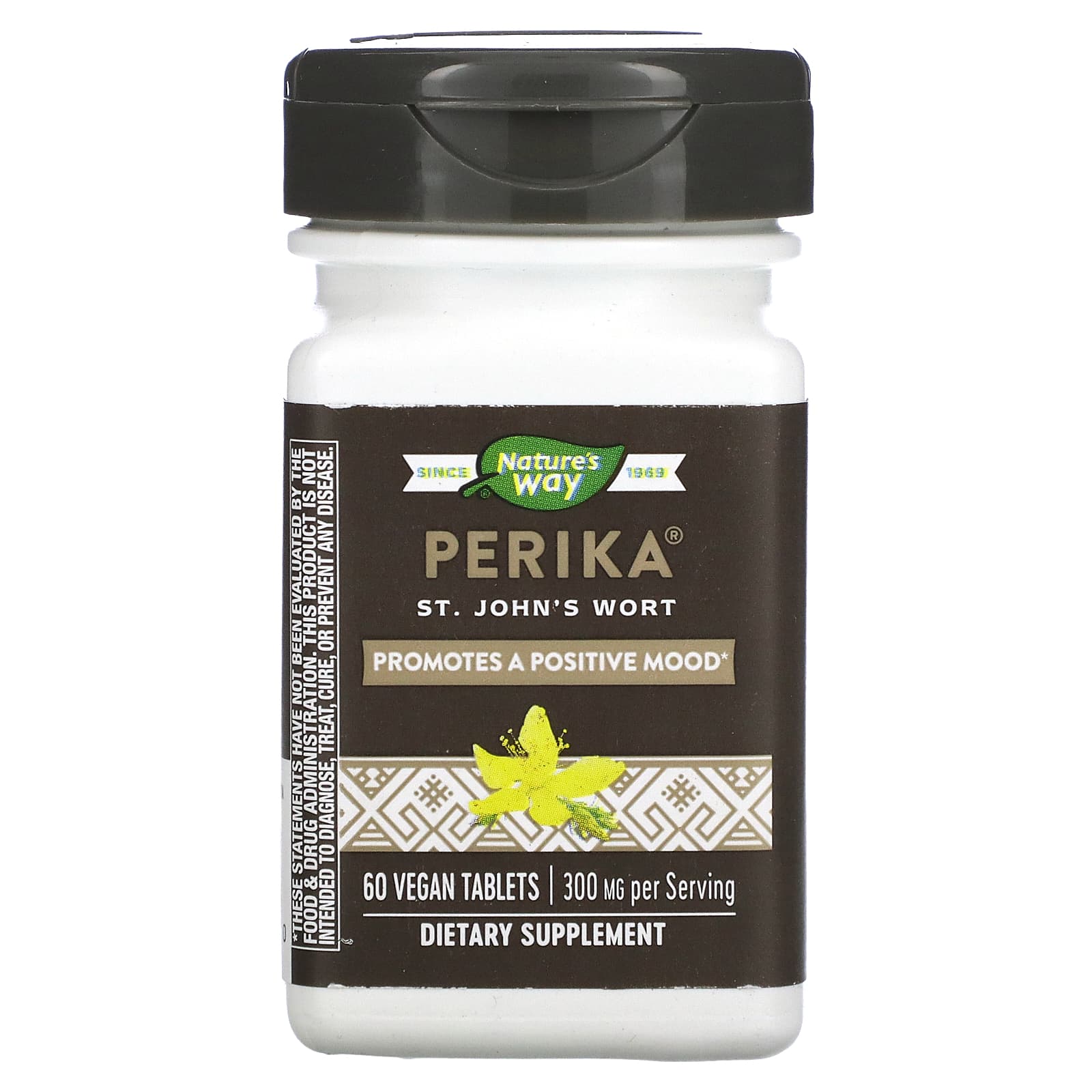 Nature's Way, Perika, St. John's Wort, 300 mg, 60 Vegan Tablets - B001E16NI2
