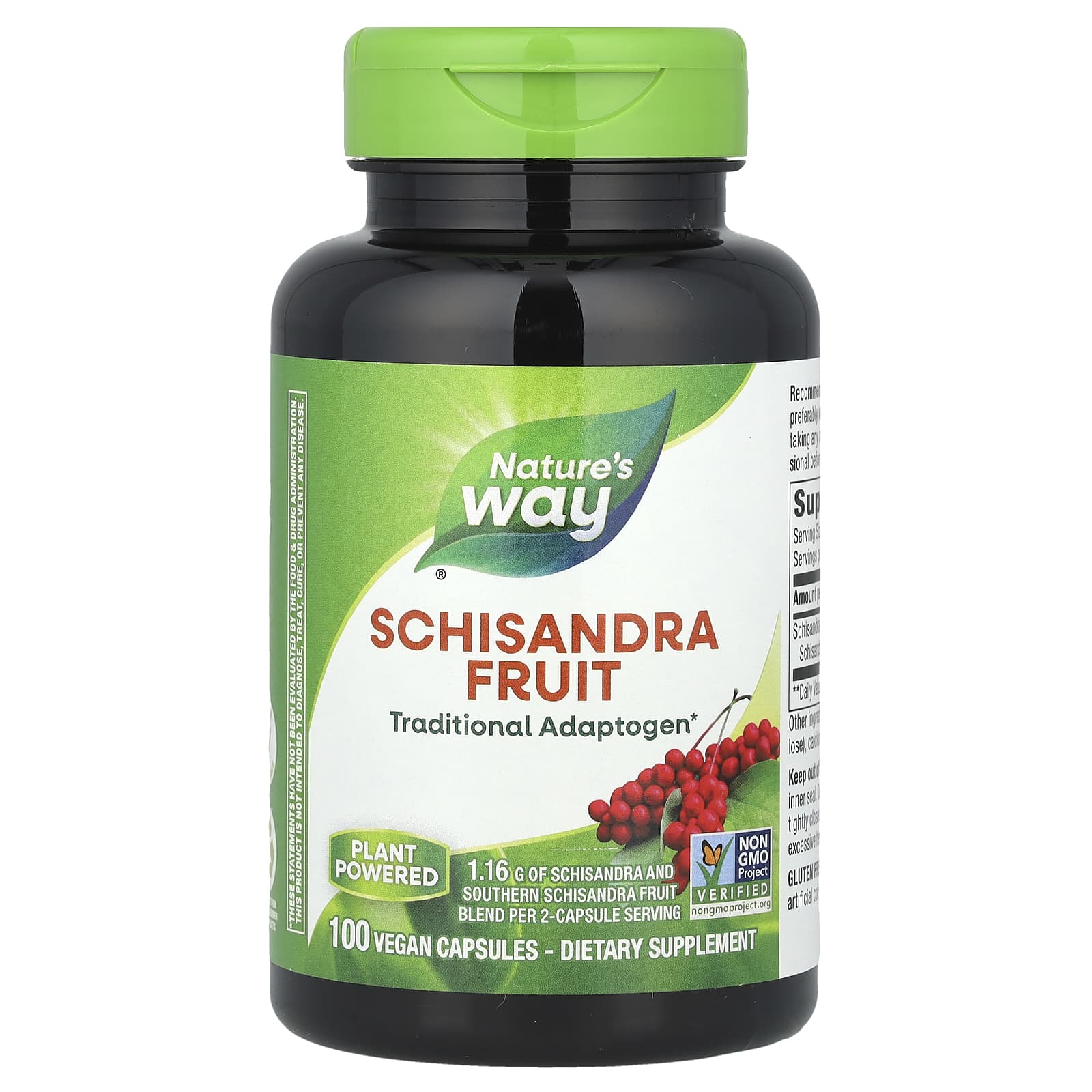 Nature's Way, Schisandra Fruit, 100 Vegan Capsules - B001E8KCPK