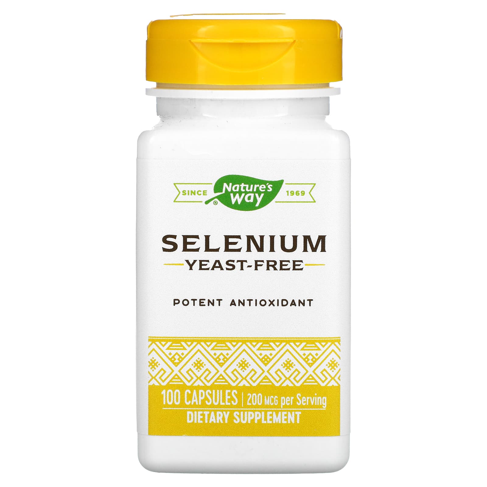 Nature's Way, Selenium, 200 mcg, 100 Capsules - B000F4ZVKK