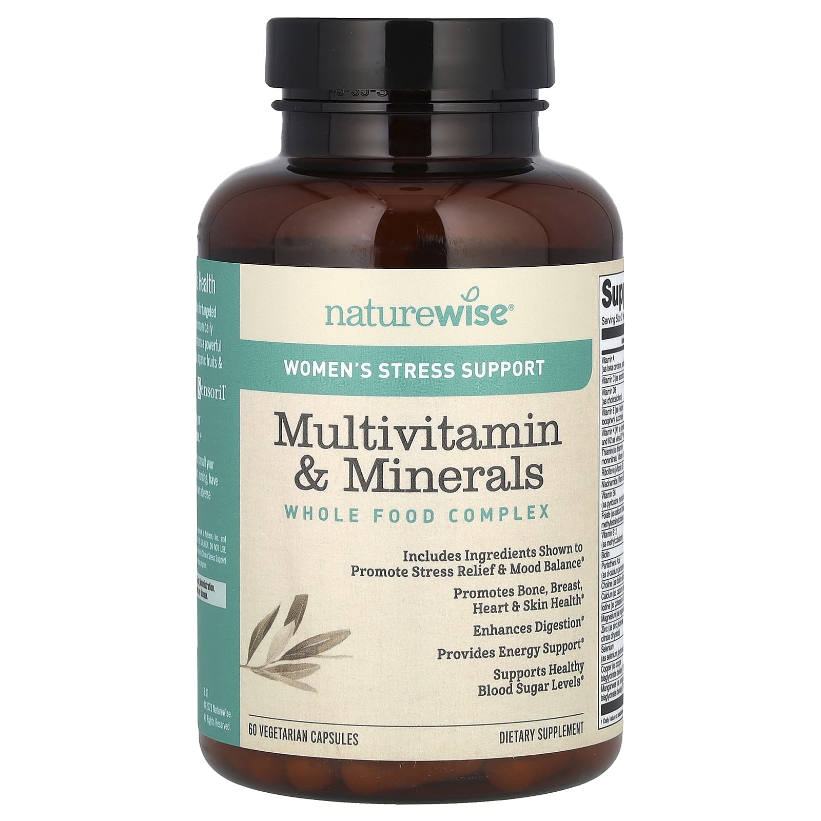 NatureWise, Women's Multivitamin & Minerals, 60 Vegetarian Capsules