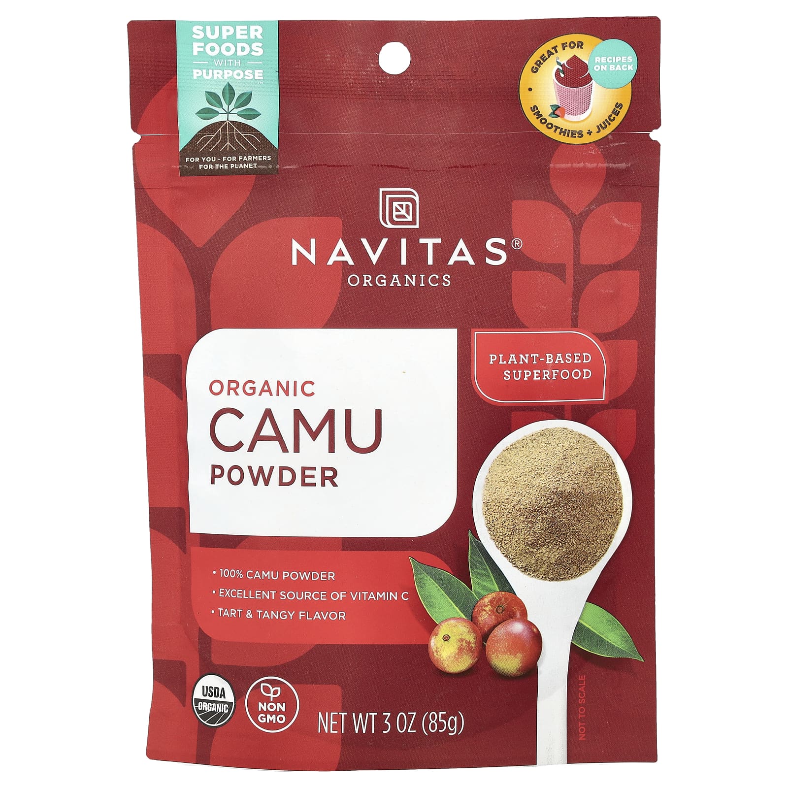 Navitas Organics, Organic Camu Powder, 3 oz (85 g) - B003VT26C2