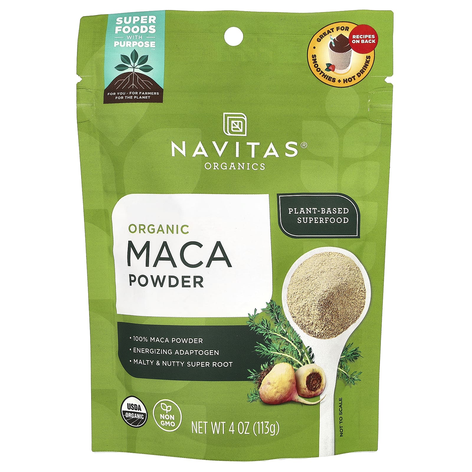 Navitas Organics, Organic Maca Powder, 4 oz (113 g) - B00IDQEITM