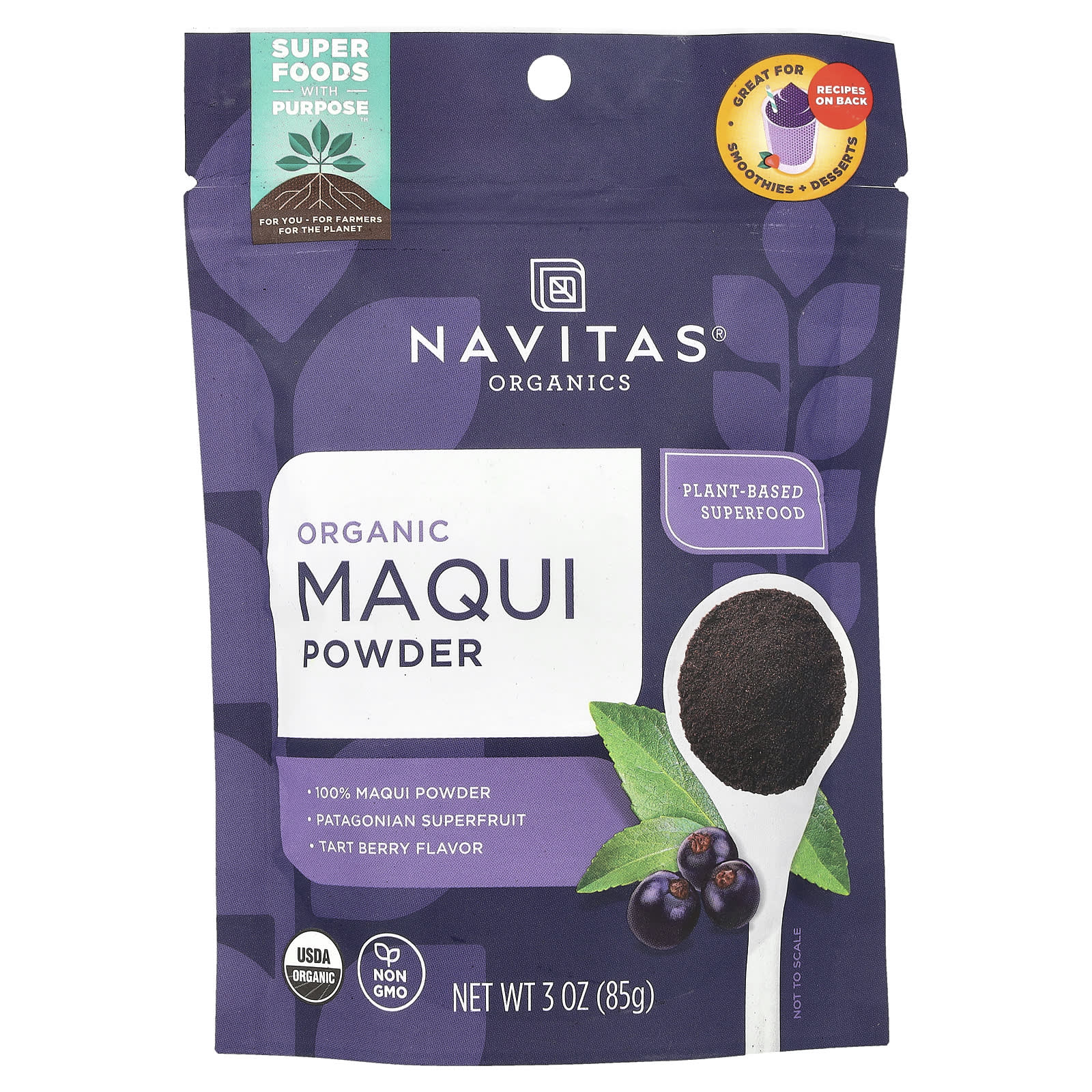 Navitas Organics, Organic Maqui Powder, 3 oz (85 g) - B0019LRNVS