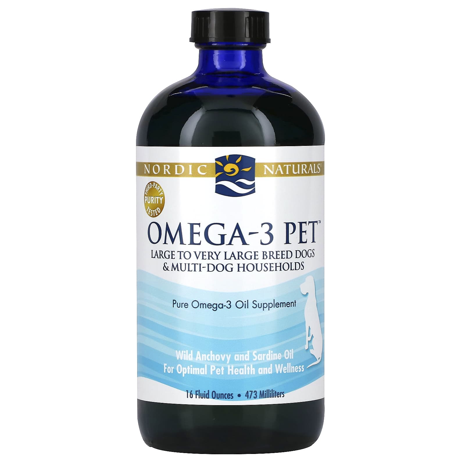 Nordic Naturals, Omega-3 Pet, Large to Very Large Breed Dog, 16 fl oz (473 ml) - B00CBY93XS