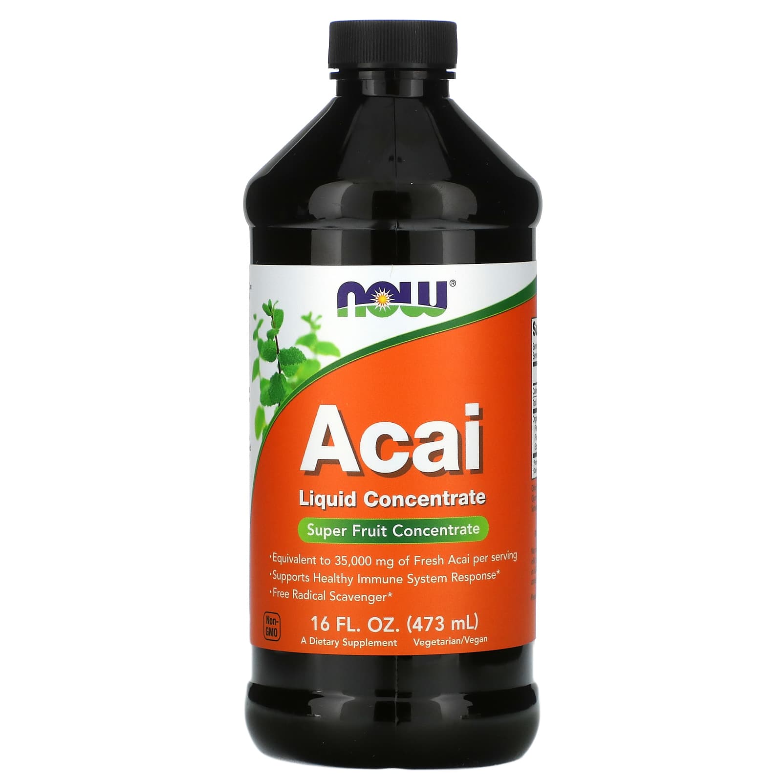 NOW Foods, Acai Liquid Concentrate, 16 fl oz (473 ml) - B0033T89EO