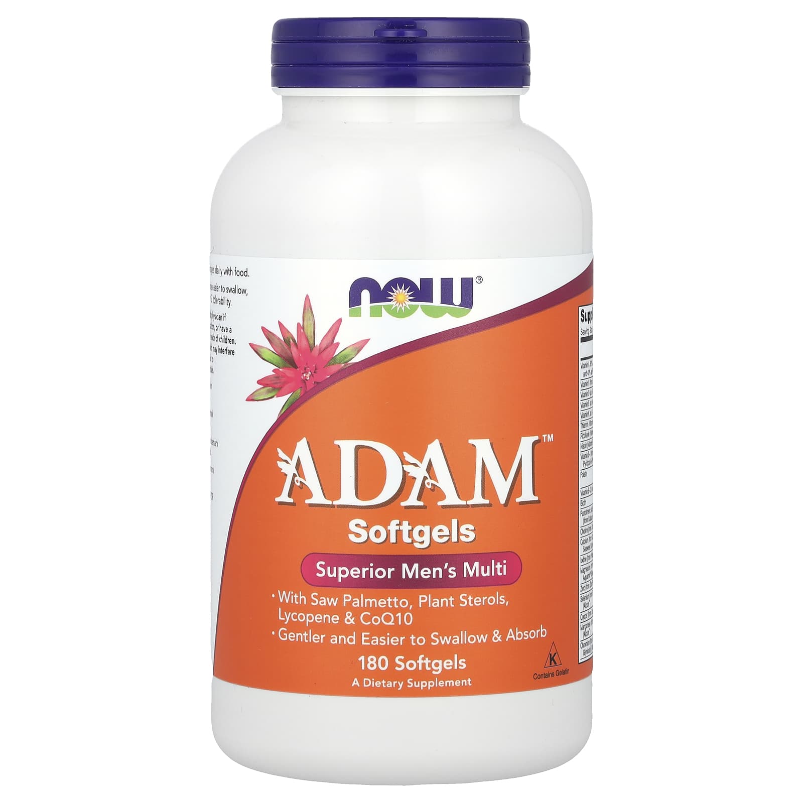 NOW Foods, ADAM™, Superior Men's Multi, 180 Softgels
