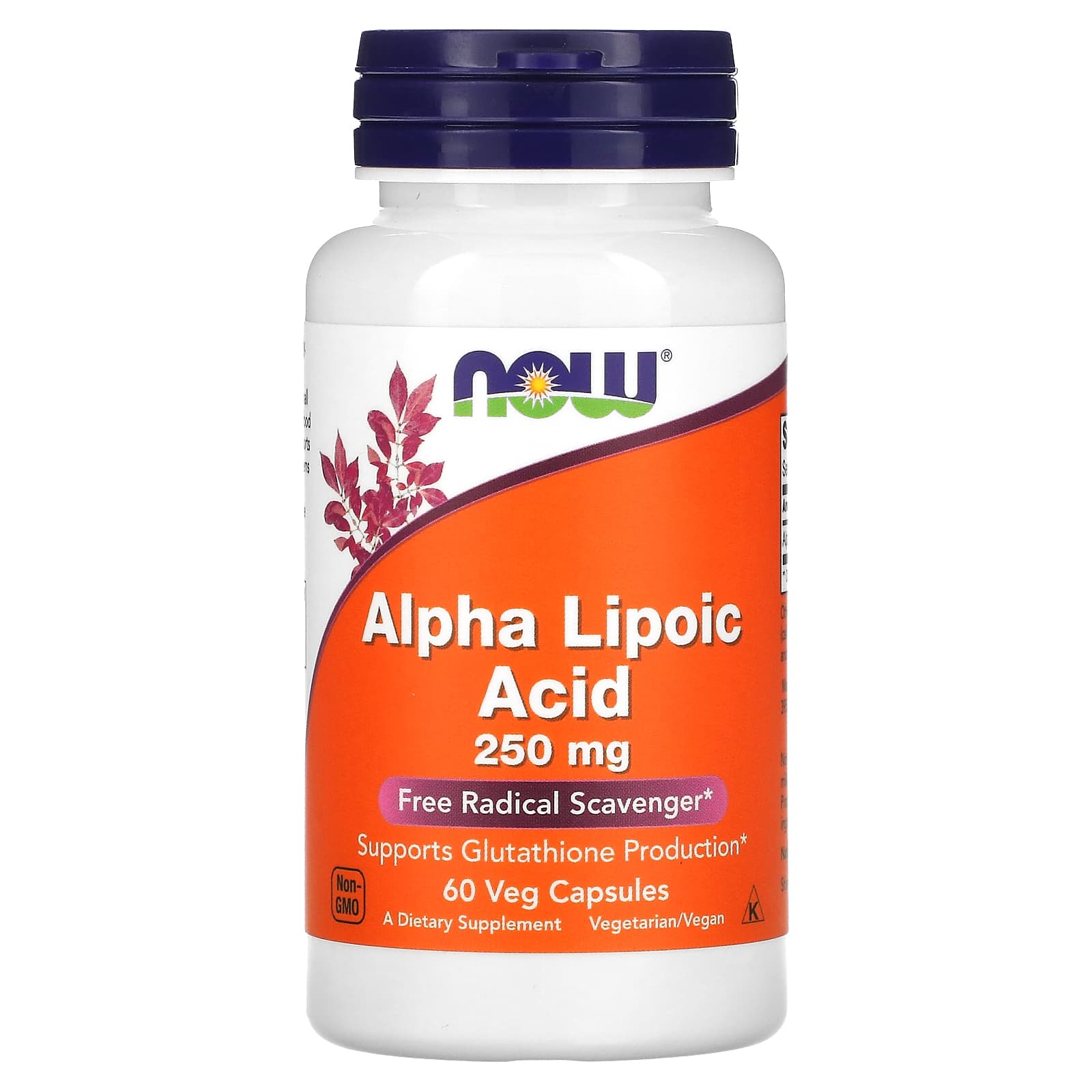 NOW Foods, Alpha Lipoic Acid, 250 mg, 60 Veg Capsules - B0013OUMQE