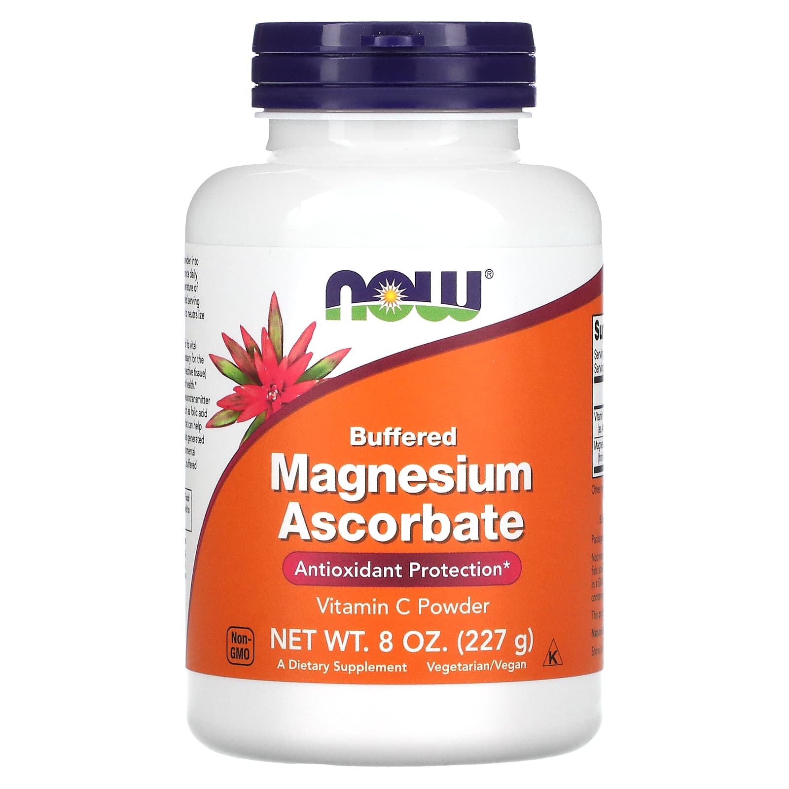 NOW Foods, Buffered Magnesium Ascorbate, Vitamin C Powder, 8 oz (227 g) - B000I4ANP0