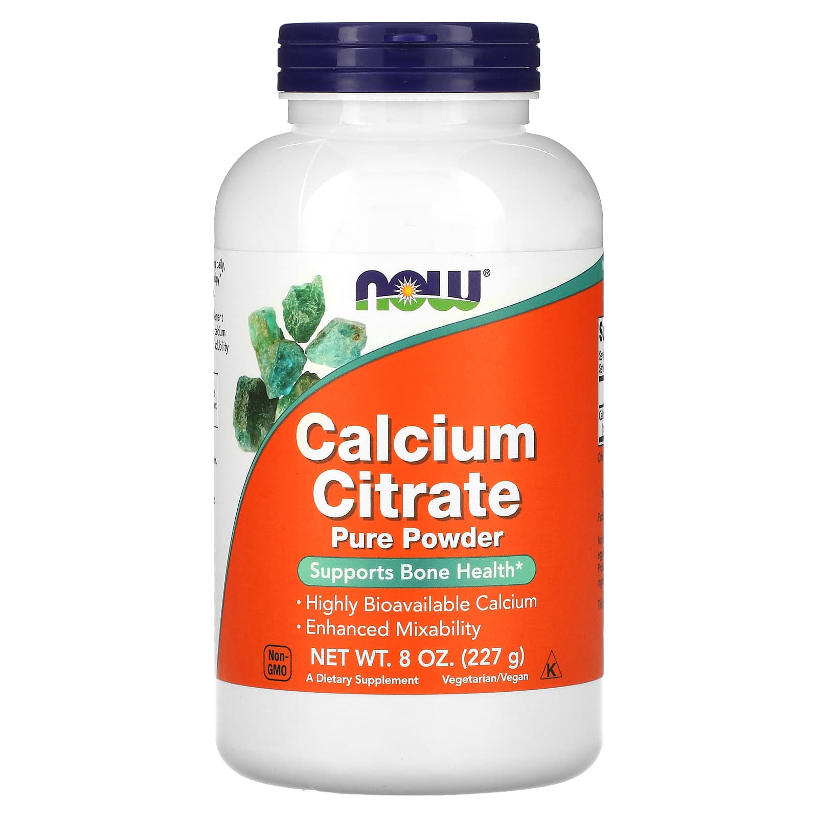 NOW Foods, Calcium Citrate, Pure Powder, 8 oz (227 g) - B0006ZF9NC