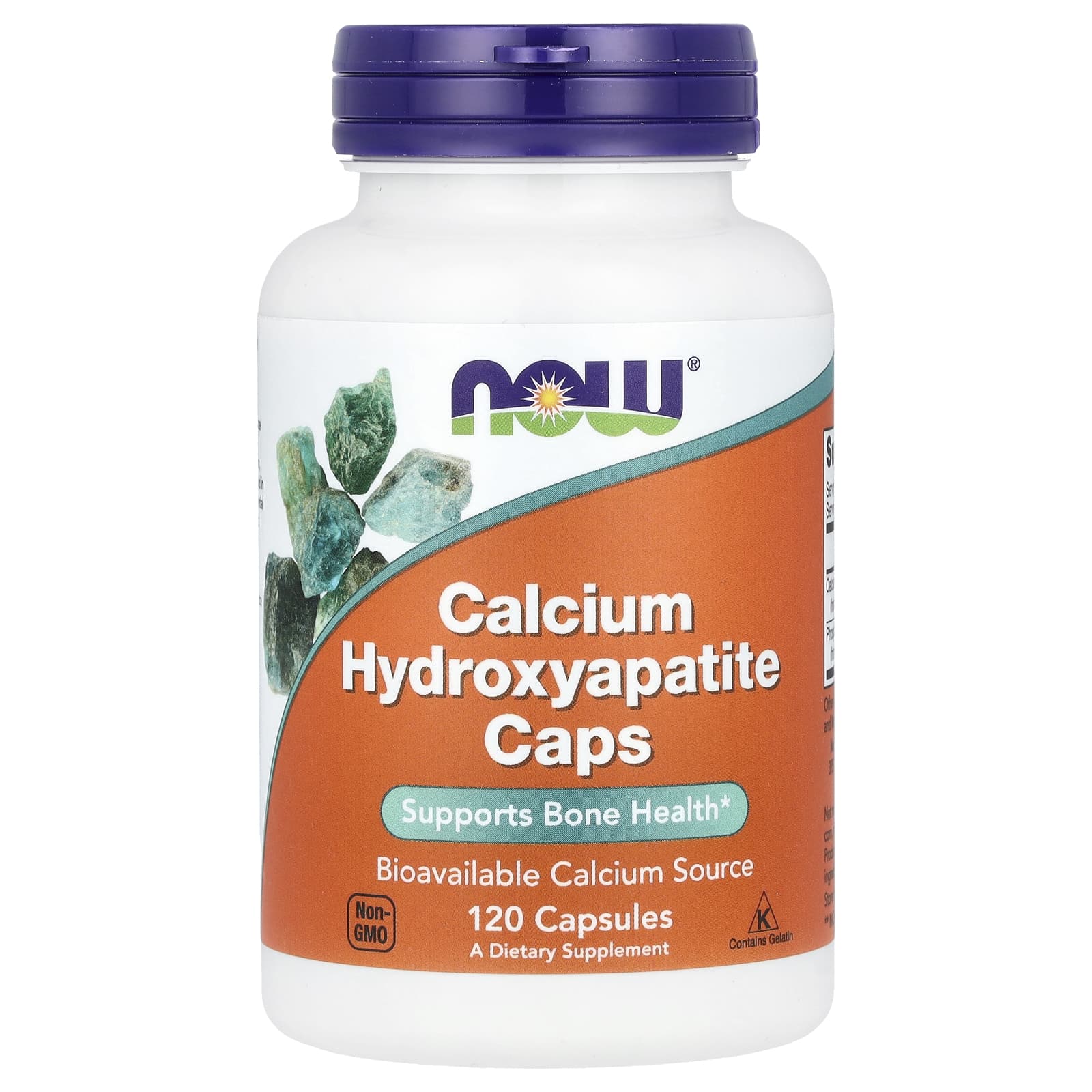 NOW Foods, Calcium Hydroxyapatite Caps, 120 Capsules - B000I4DLJK