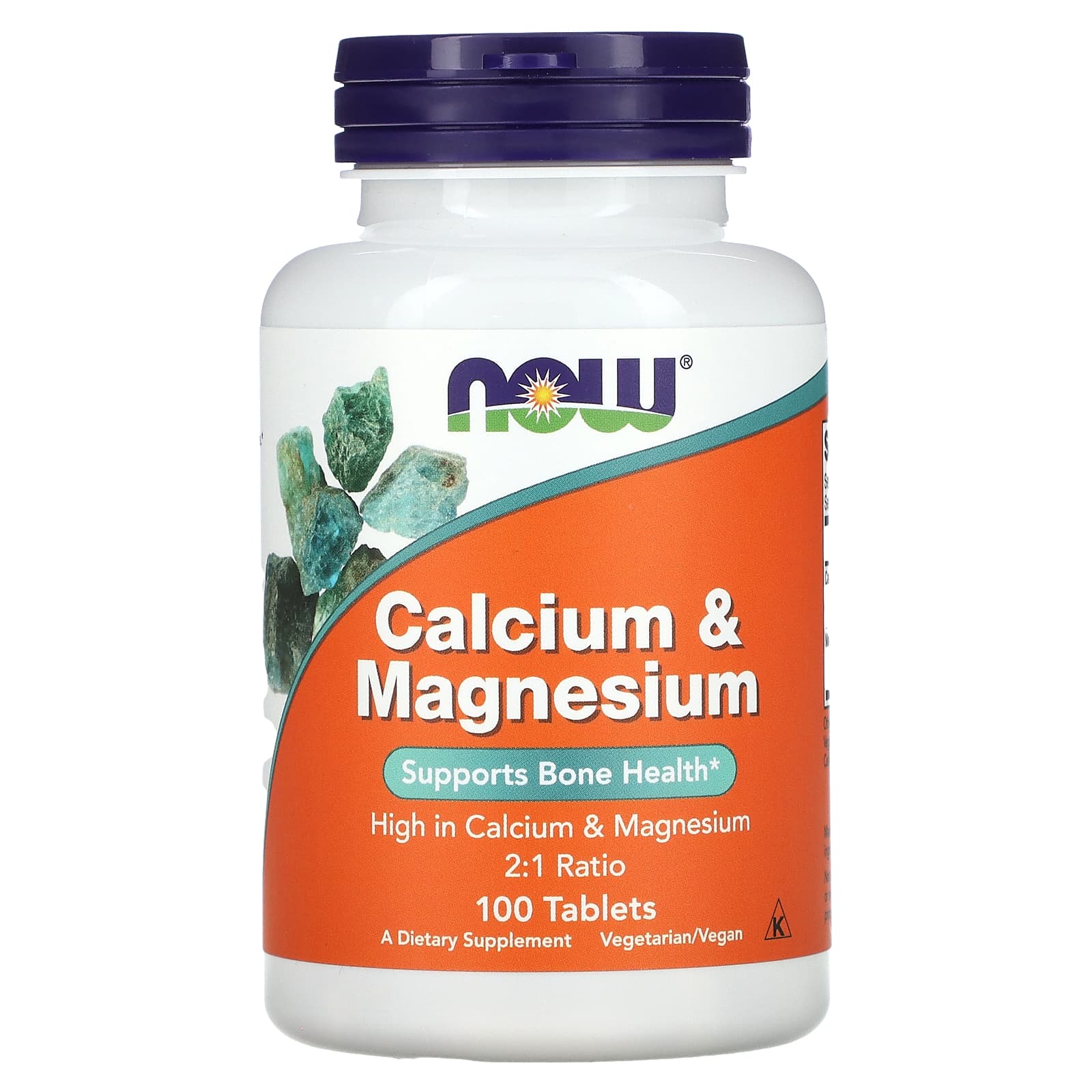 NOW Foods, Calcium & Magnesium, 100 Tablets - B005P0LL1M