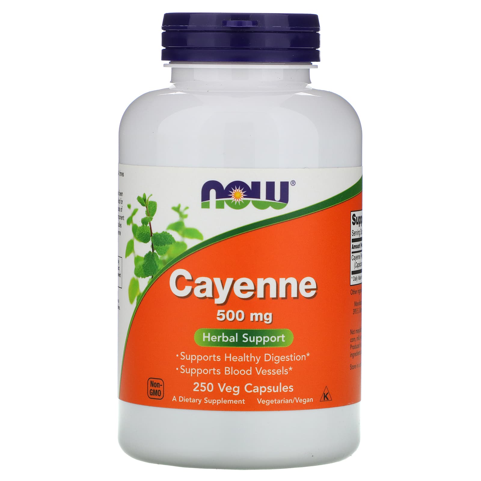 NOW Foods, Cayenne, 500 mg, 250 Veg Capsules - B000MGSIIS