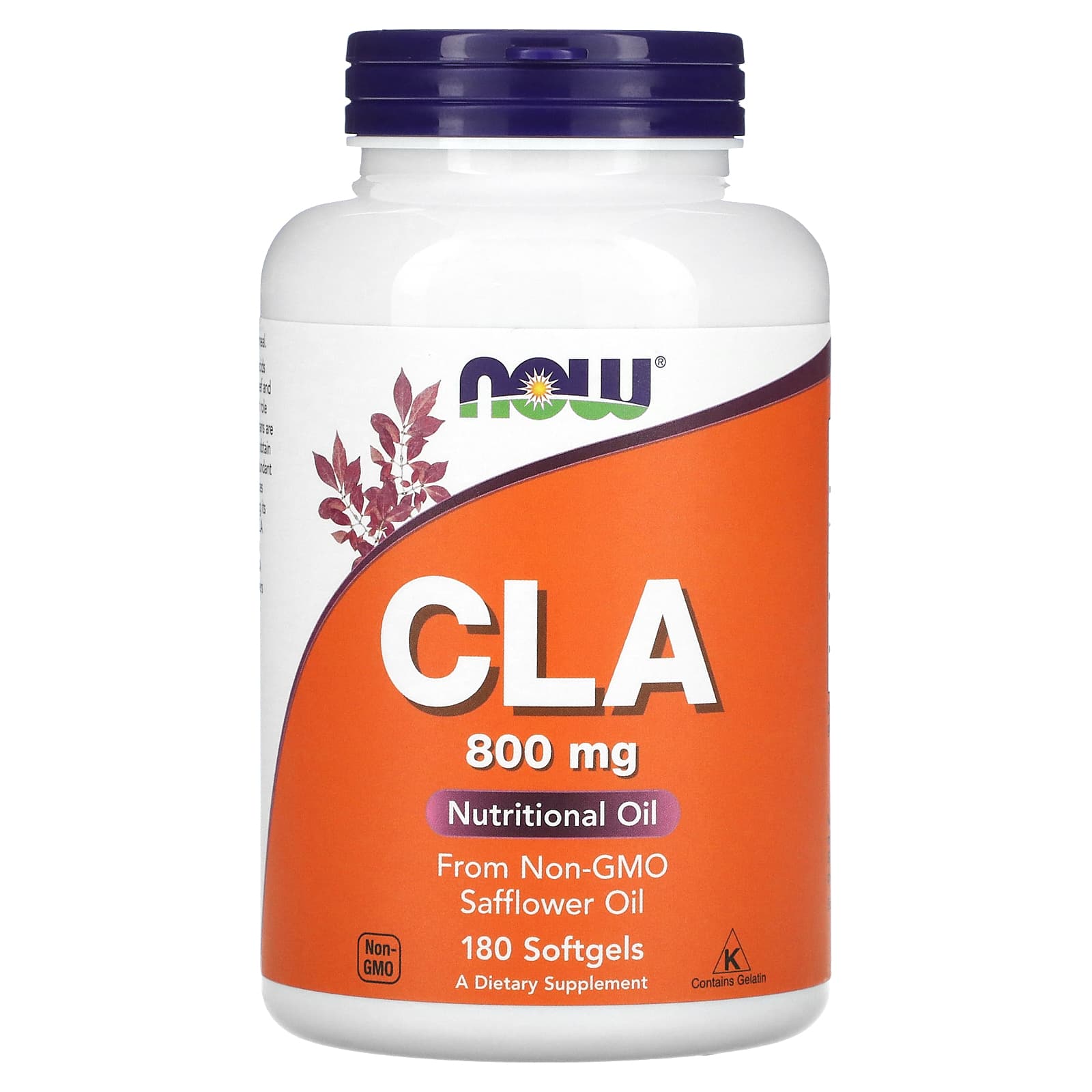 NOW Foods, CLA, 800 mg, 180 Softgels - B0013OUO2Q