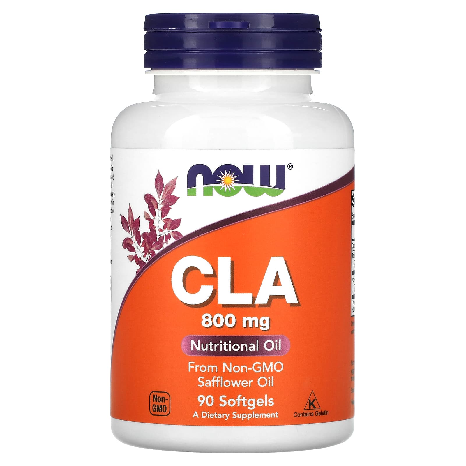 NOW Foods, CLA, 800 mg, 90 Softgels - B00028M12A