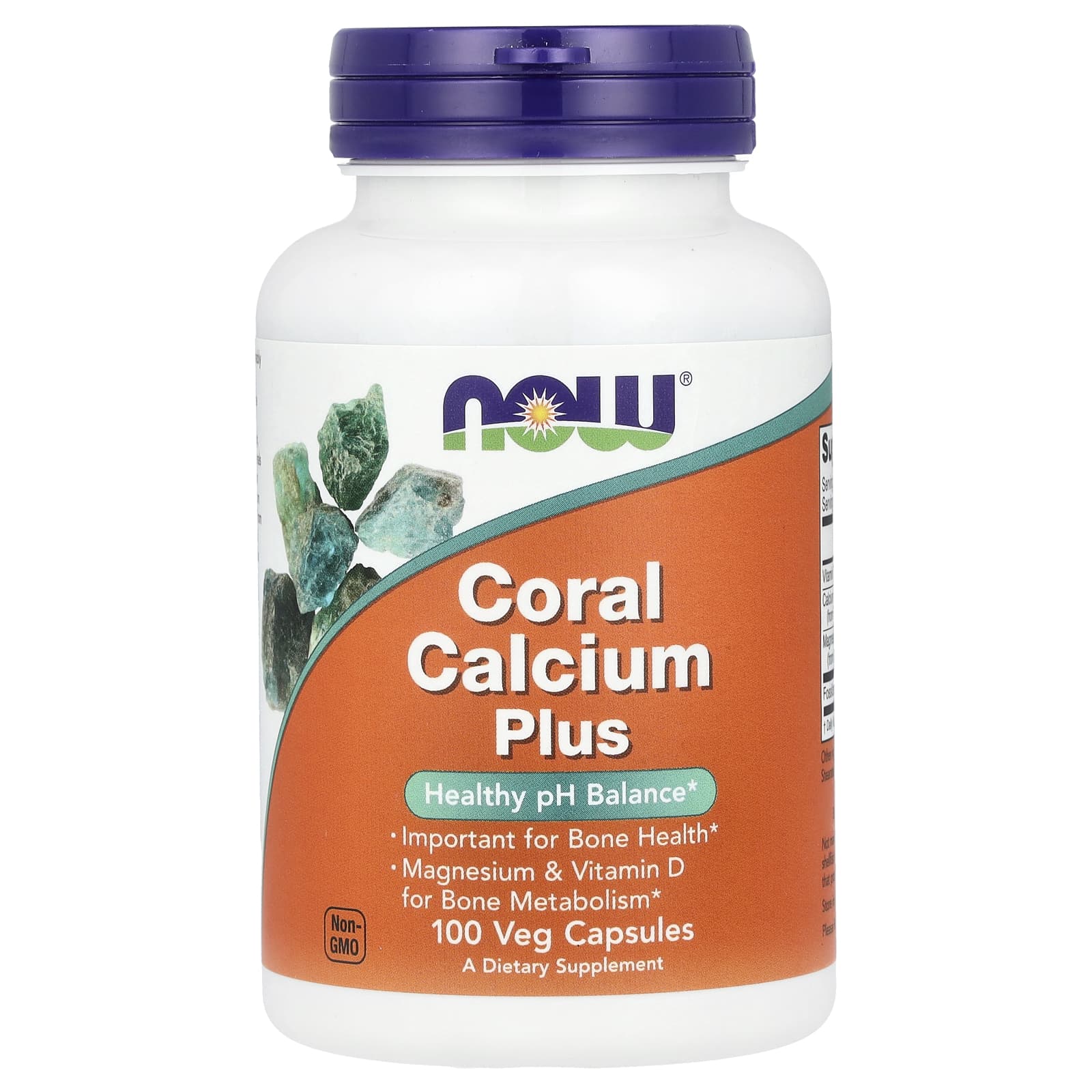 NOW Foods, Coral Calcium Plus, 100 Veg Capsules - B00024CWT6