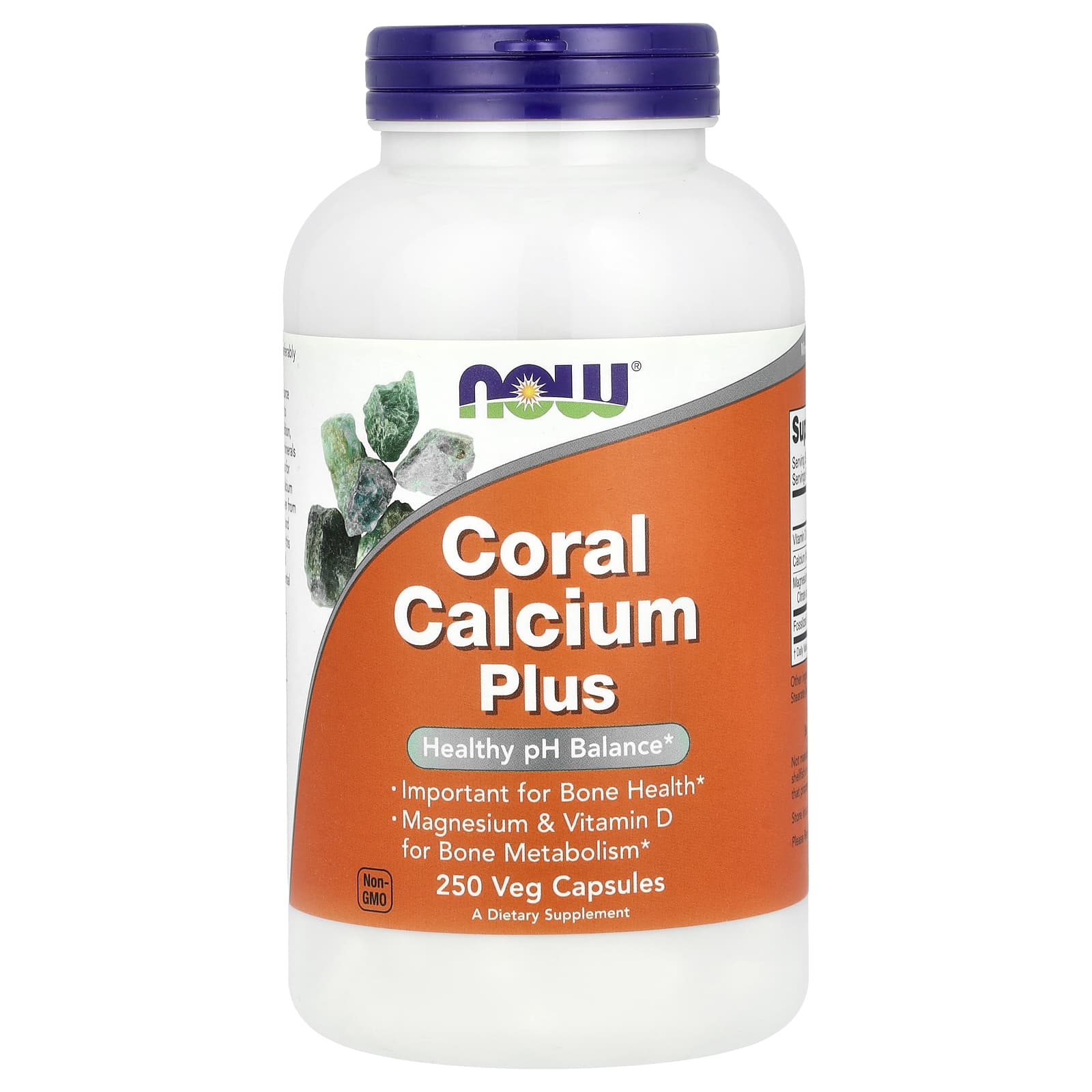 NOW Foods, Coral Calcium Plus, 250 Veg Capsules - B0C8V2F7N4