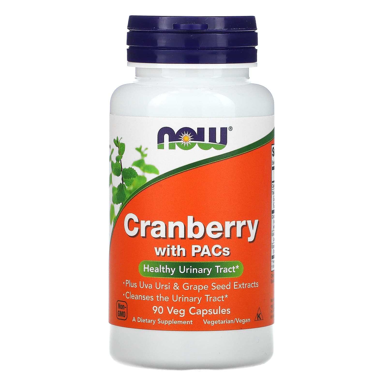 NOW Foods, Cranberry with PACs, 90 Veg Capsules - B001F0R7N2