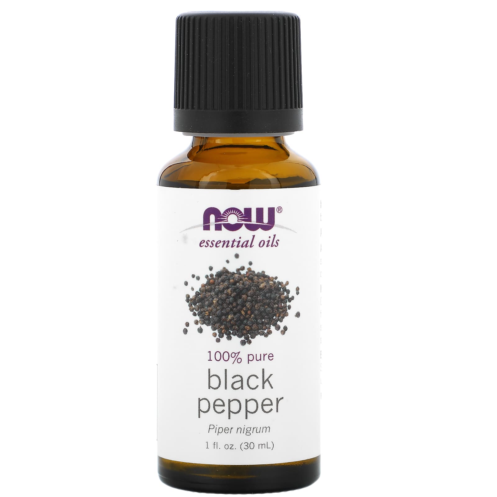 NOW Foods, Essential Oils, Black Pepper Oil, 1 fl oz (30 ml) - B076Y9TGXV