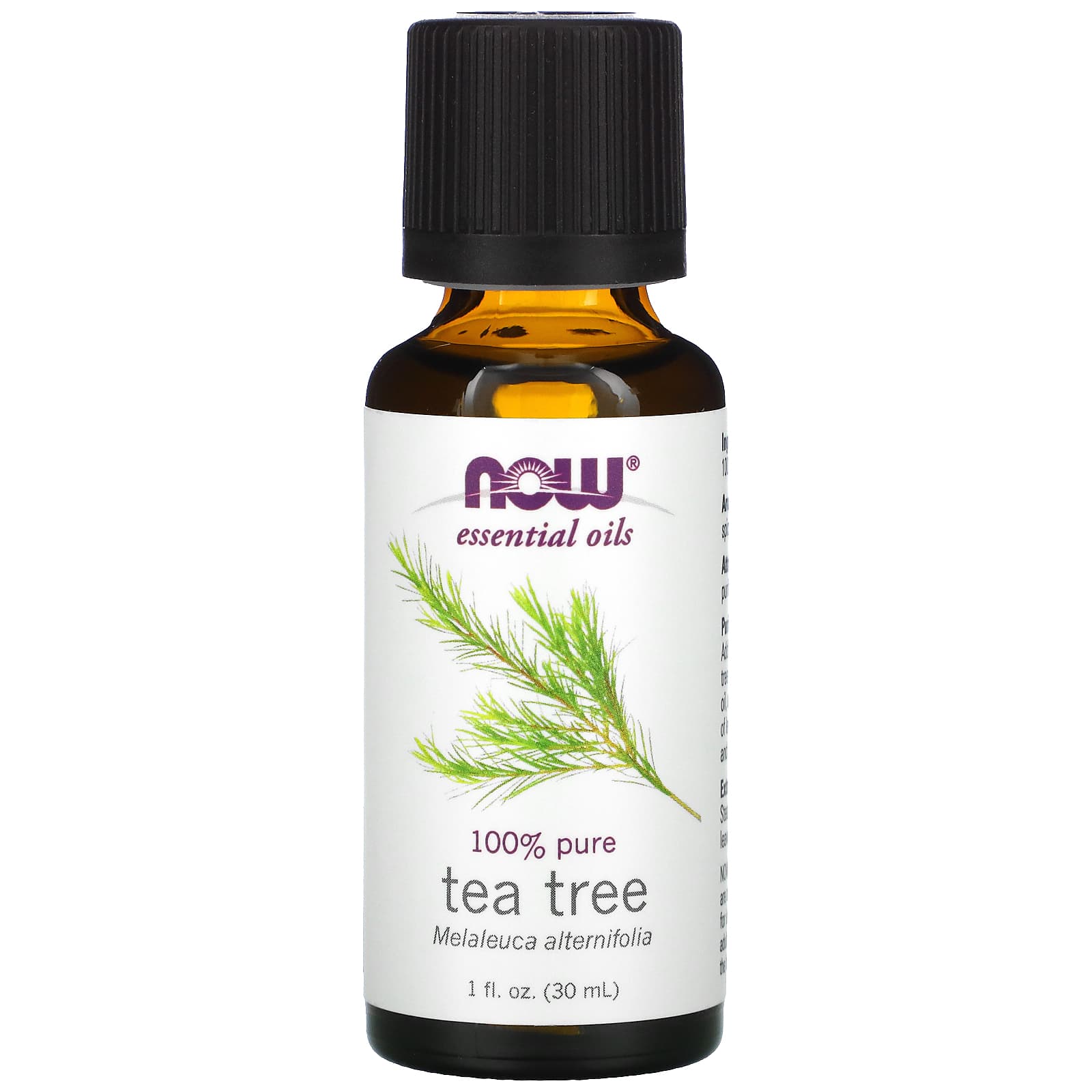 NOW Foods, Essential Oils, Tea Tree, 1 fl oz (30 ml) - B0014UFXCA