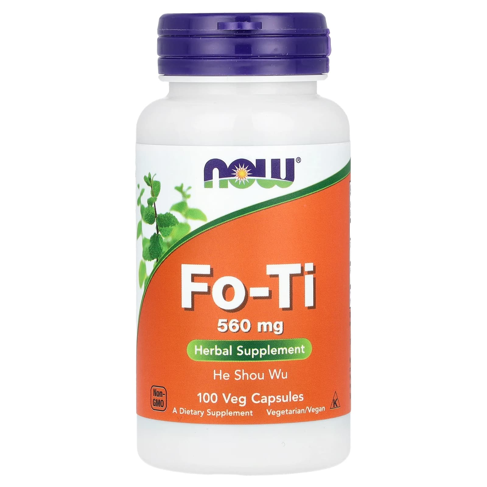 NOW Foods, Fo-Ti, 560 mg, 100 Veg Capsules - B001F0QWAG