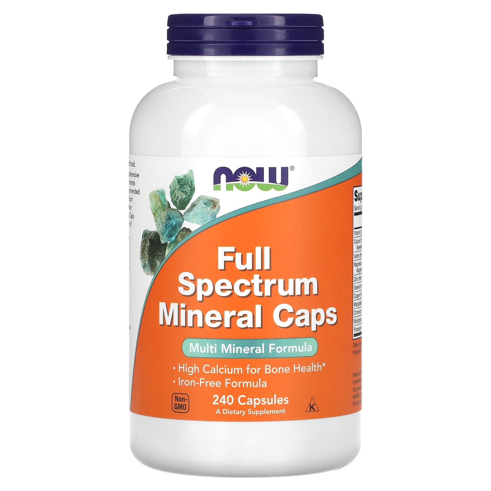 NOW Foods, Full Spectrum Minerals Caps, 240 Capsules - B0013OQKMO