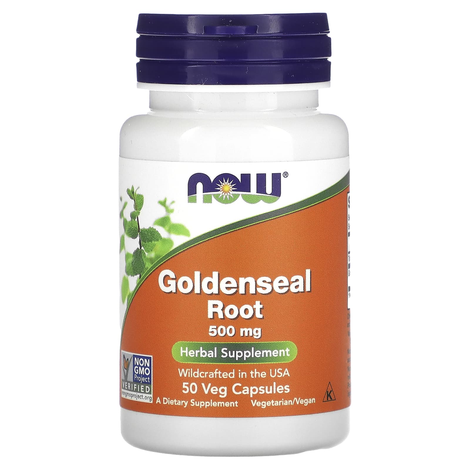 NOW Foods, Goldenseal Root, 500 mg, 50 Veg Capsules - B000MGSIR4