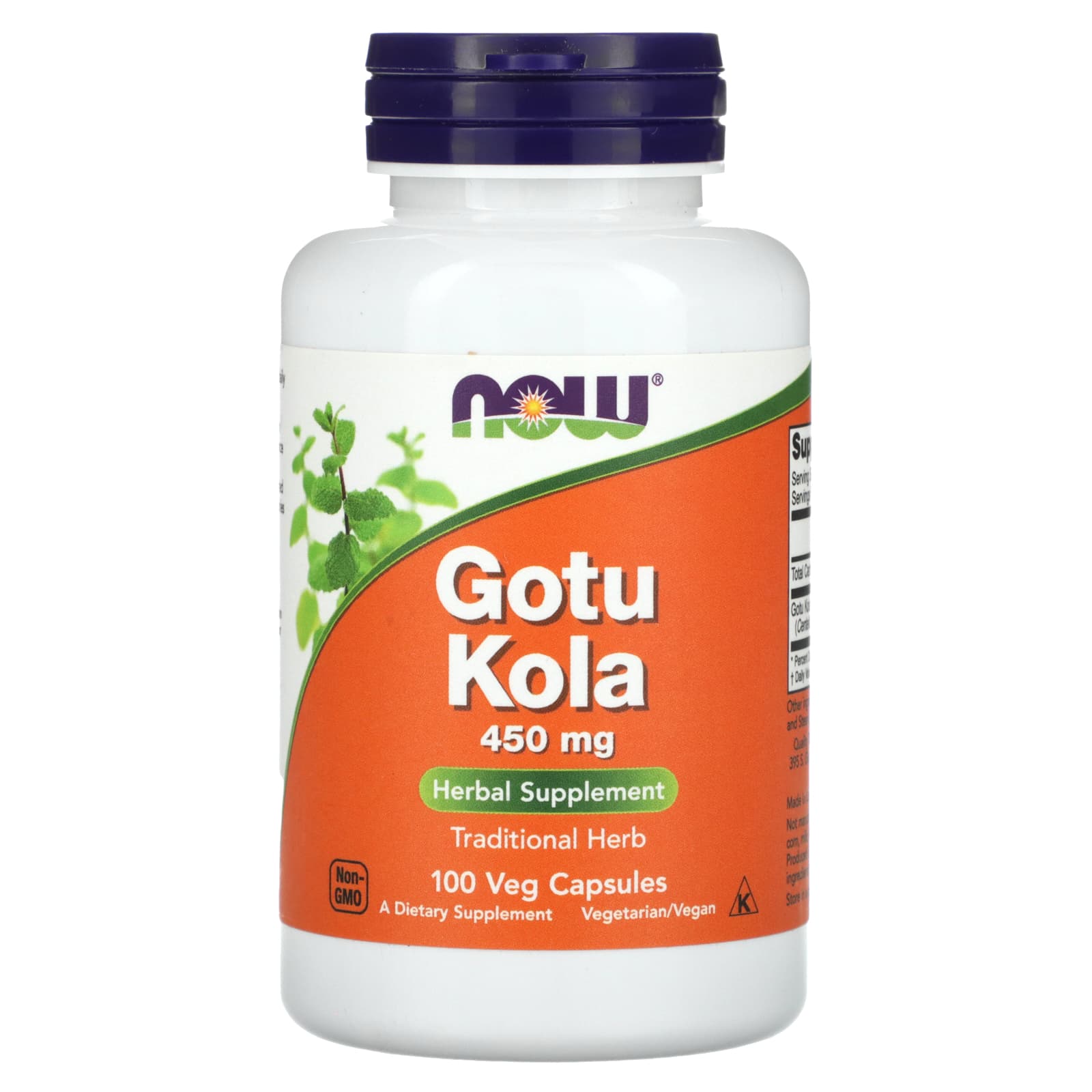 NOW Foods, Gotu Kola, 450 mg, 100 Veg Capsules - B001F0R7JG