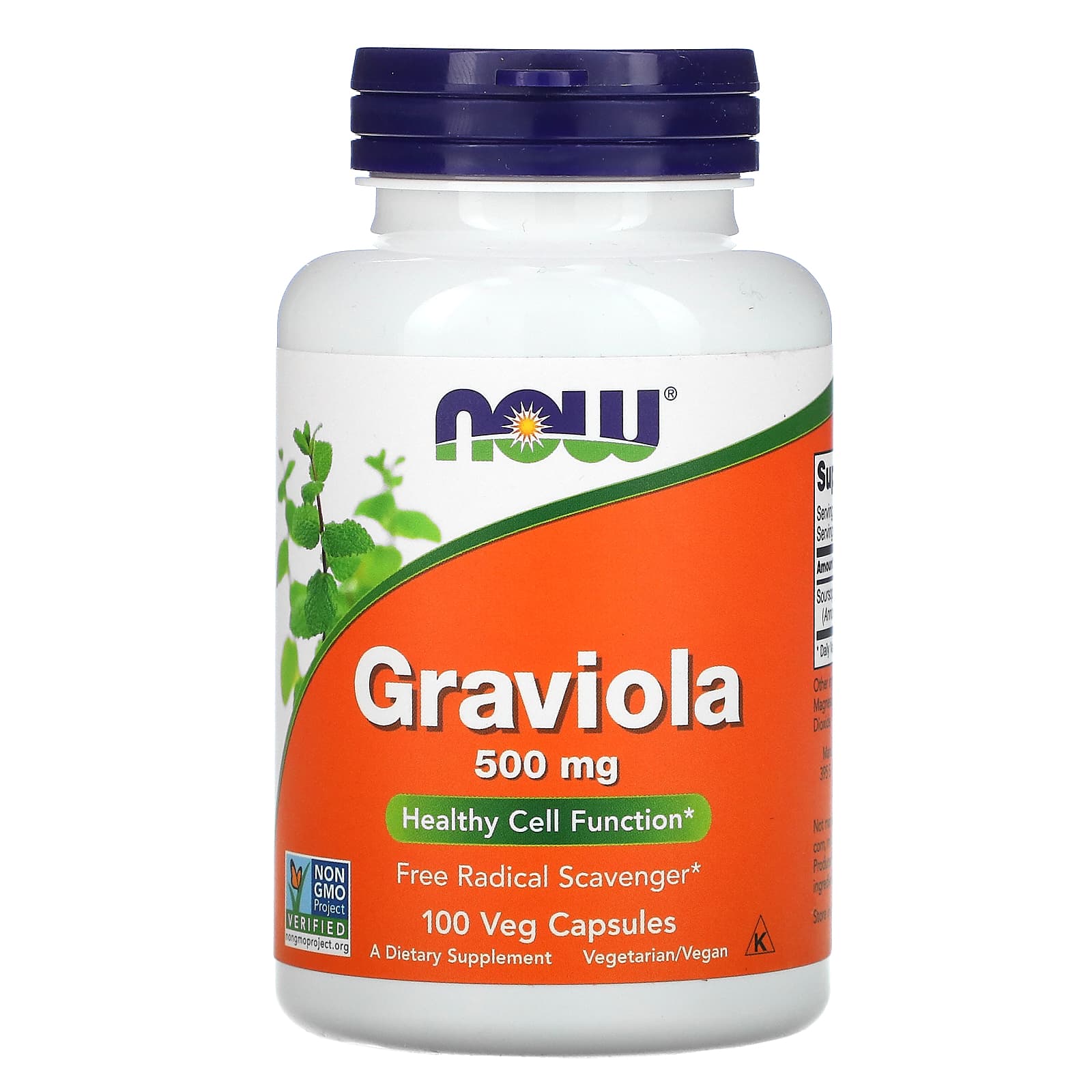 NOW Foods, Graviola, 500 mg, 100 Veg Capsules - B0015C0S5O