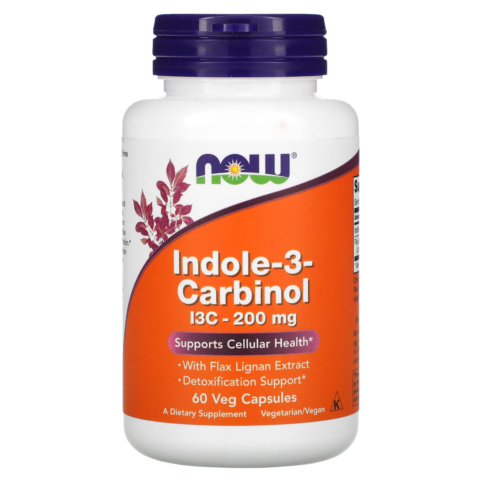 NOW Foods, Indole-3-Carbinol, 200 mg, 60 Veg Capsules - B0013OSN6A