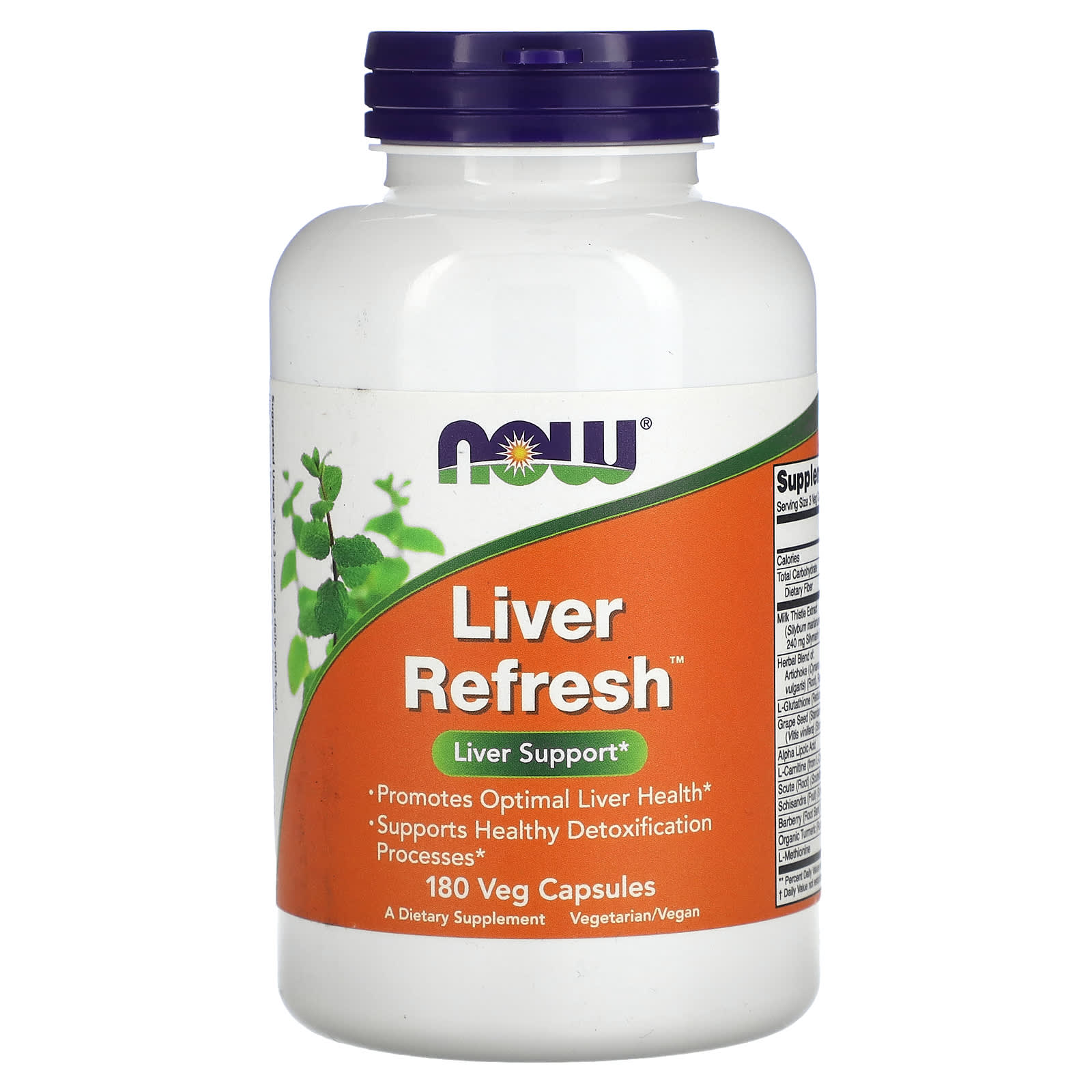 NOW Foods, Liver Refresh, 180 Veg Capsules - B001EQ92VW