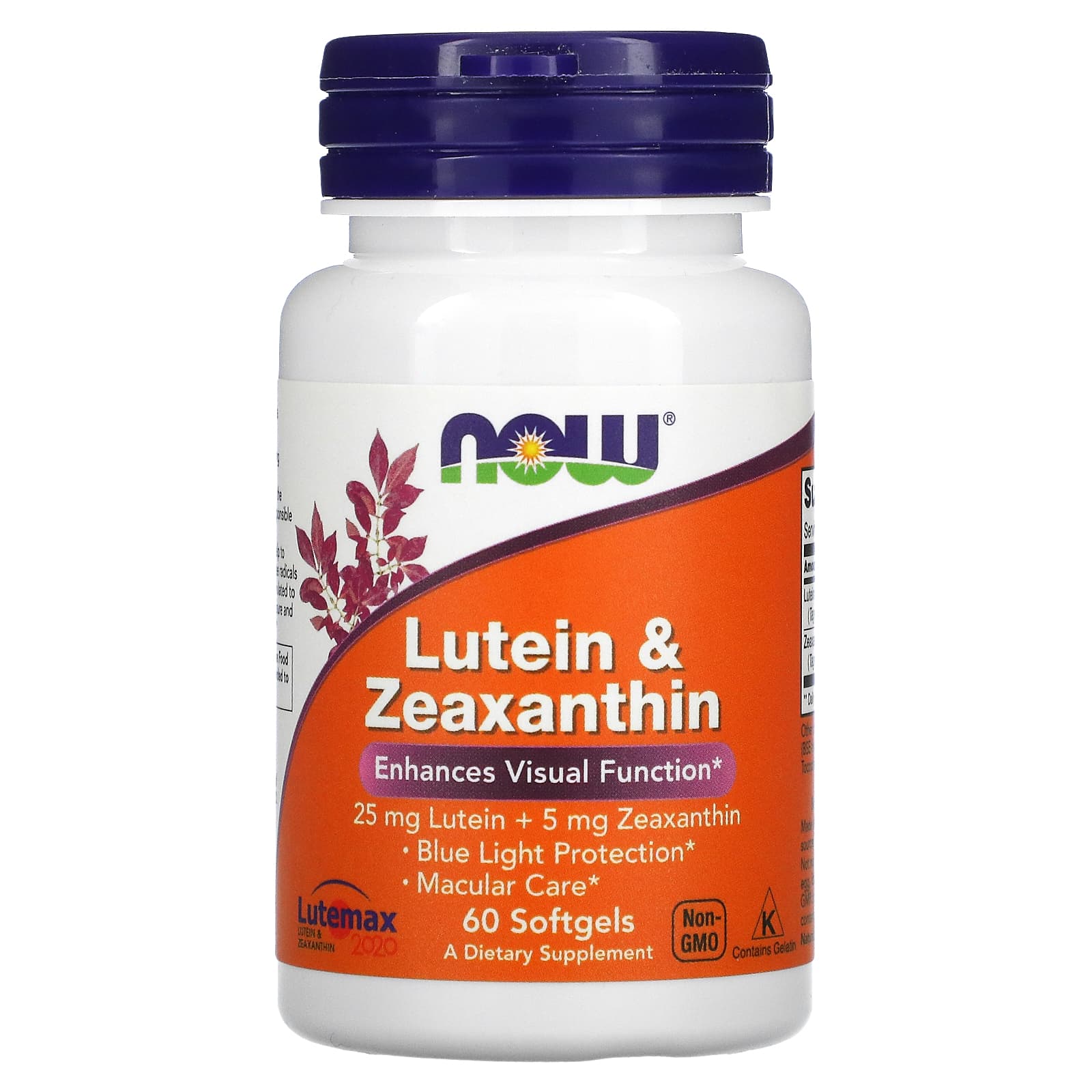 NOW Foods, Lutein & Zeaxanthin, 60 Softgels - B01LQEL9F8