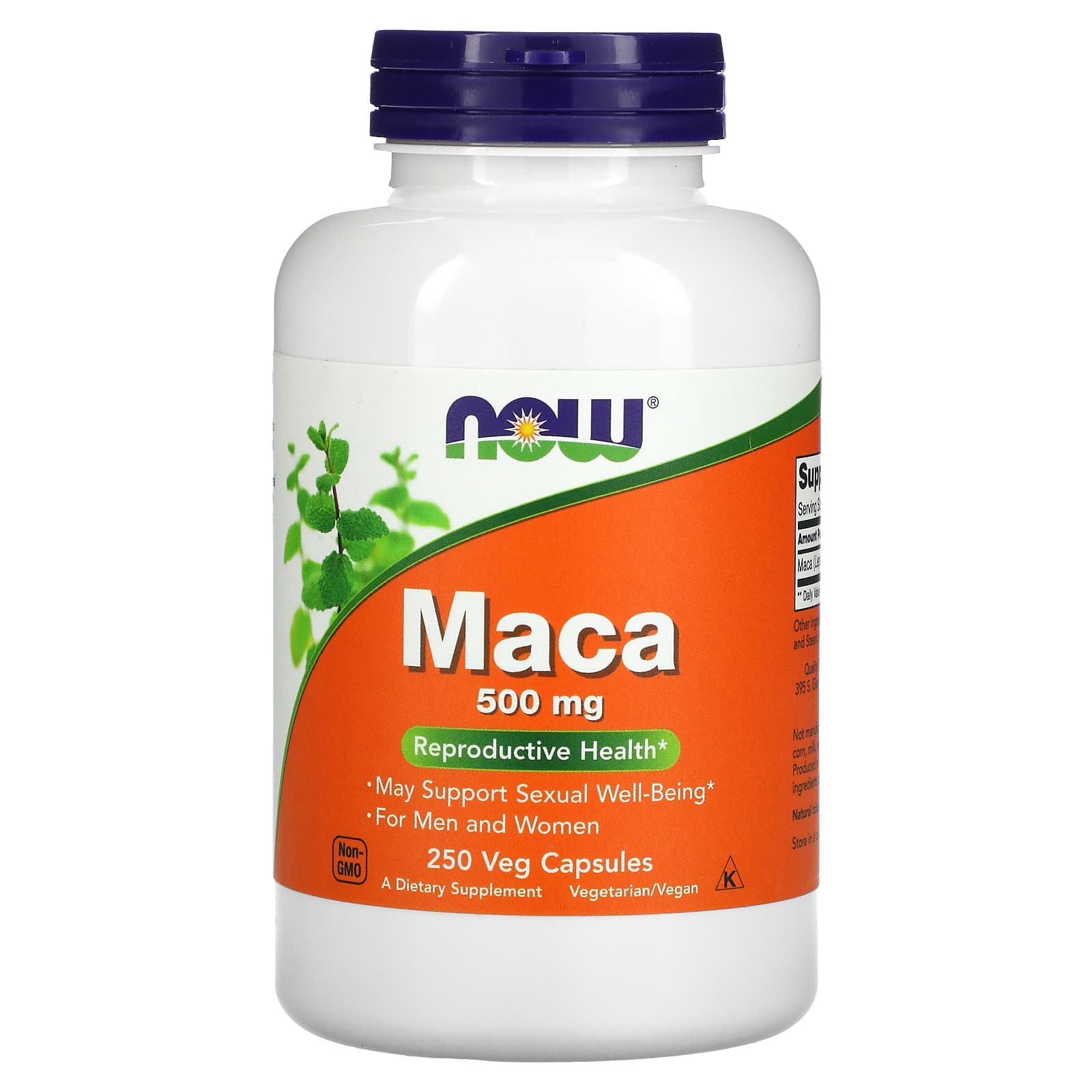NOW Foods, Maca, 500 mg, 250 Veg Capsules - B001DAYJOY