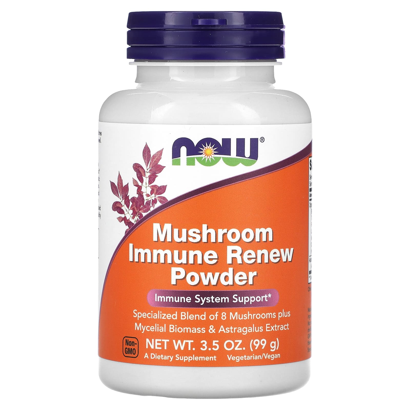 NOW Foods, Mushroom Immune Renew Powder, 3.5 oz (99 g) - B0CW7CJ3GC