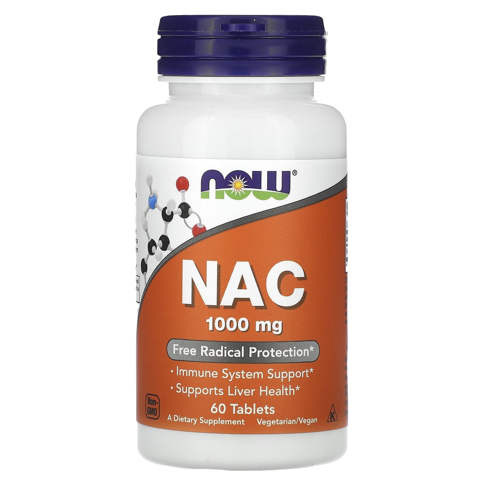 NOW Foods, NAC, 1,000 mg, 60 Tablets - B0C63L1VQ6