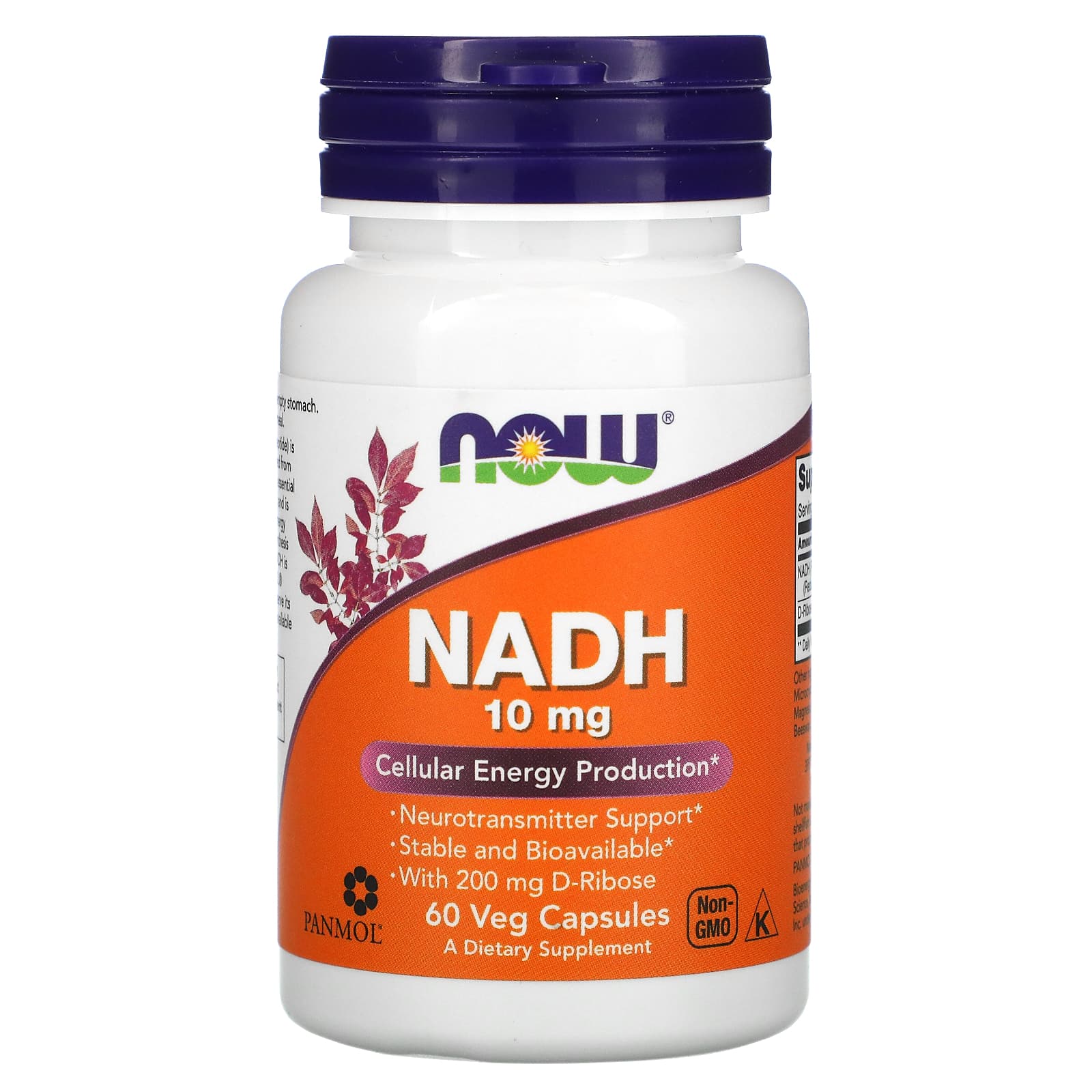 NOW Foods, NADH, 10 mg, 60 Veg Capsules - B0030GXSVE