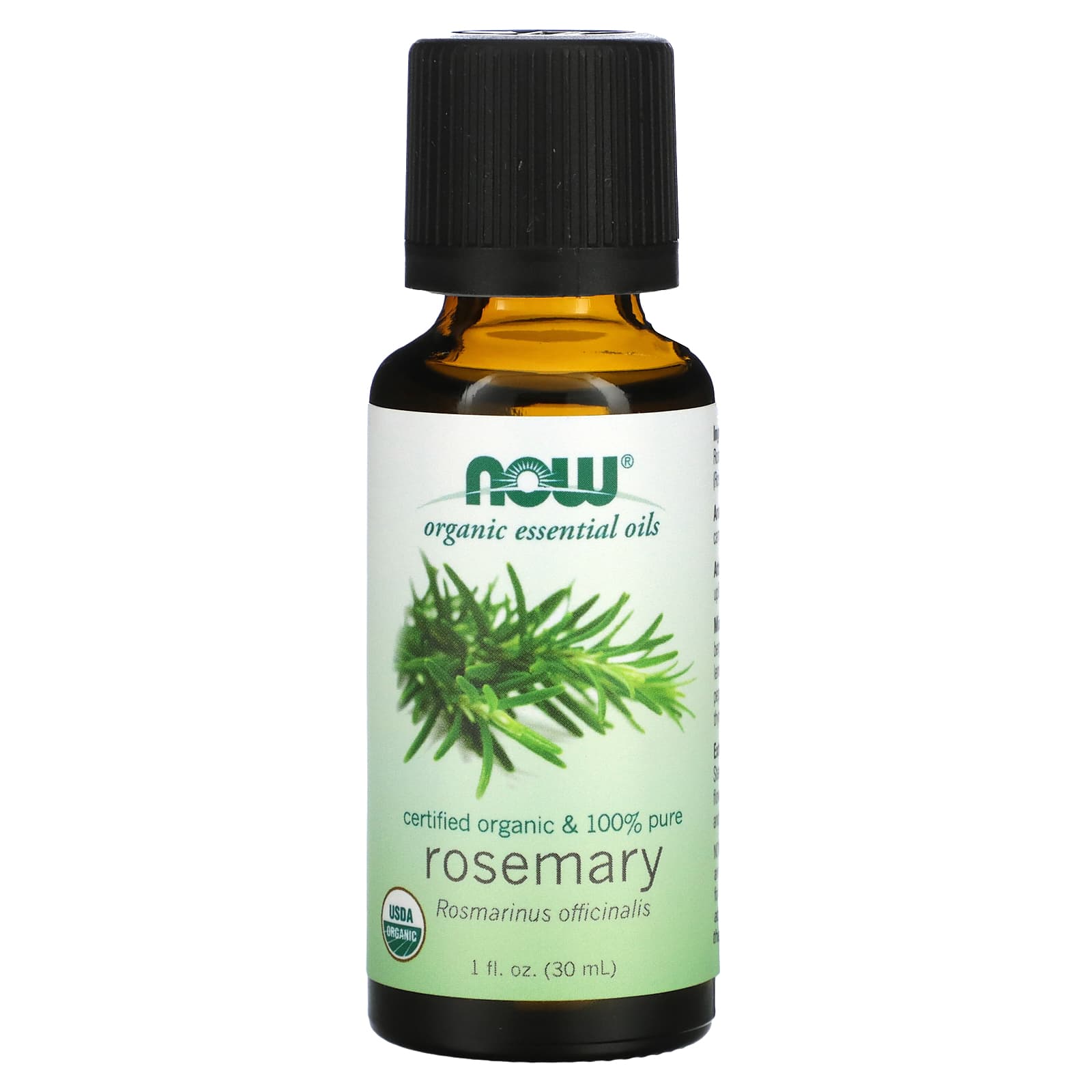 NOW Foods, Organic Essential Oils, Rosemary, 1 fl oz (30 ml) - B000MGOYZE