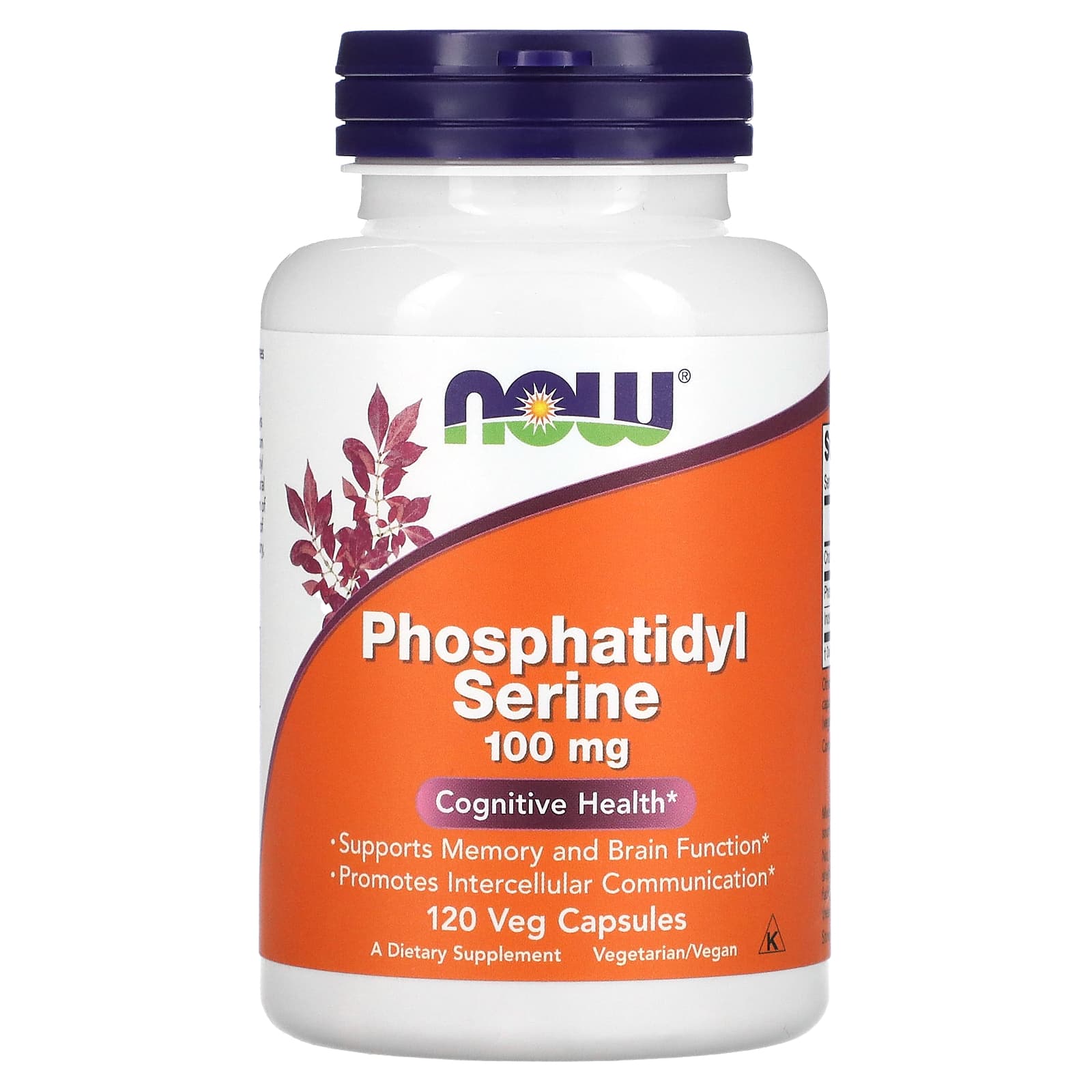 NOW Foods, Phosphatidyl Serine, 100 mg, 120 Veg Capsules - B0013OXFTU