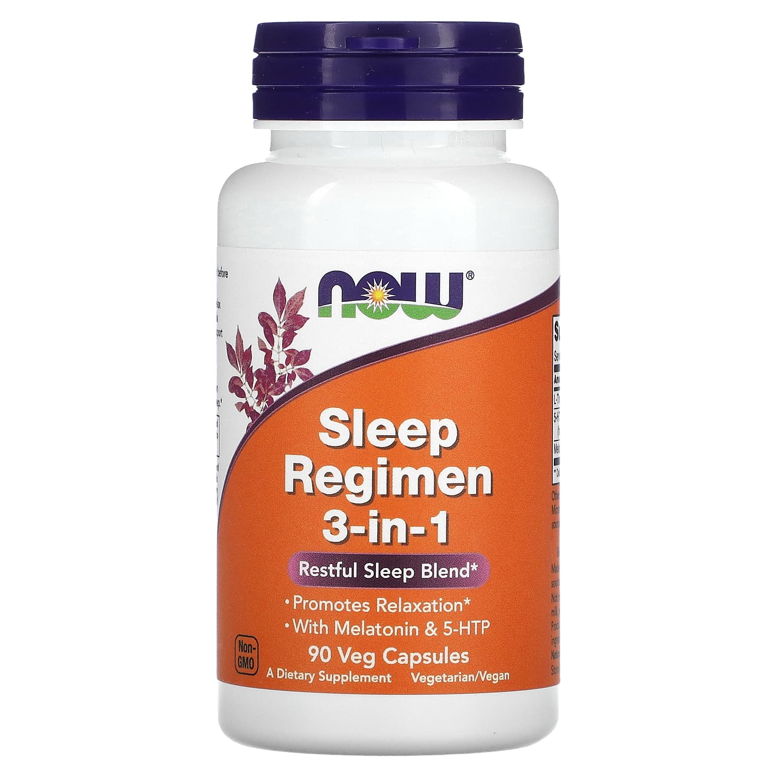 NOW Foods, Sleep Regimen 3-in-1, 90 Veg Capsules - B085W1ZR4L