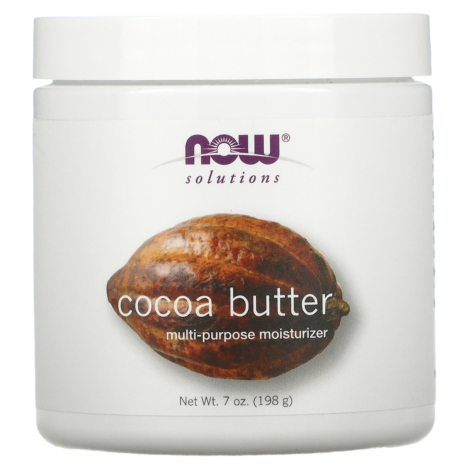 NOW Foods, Solutions, Cocoa Butter, 7 oz (198 g) - B004X8IFUW