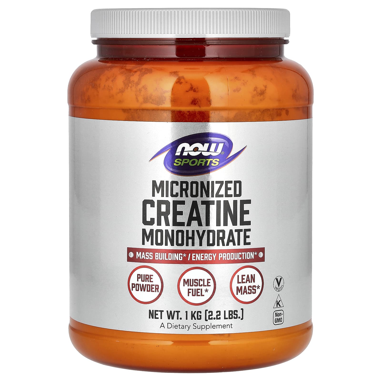 NOW Foods, Sports, Micronized Creatine Monohydrate, 2.2 lbs (1 kg) - B0CWMDFCGX