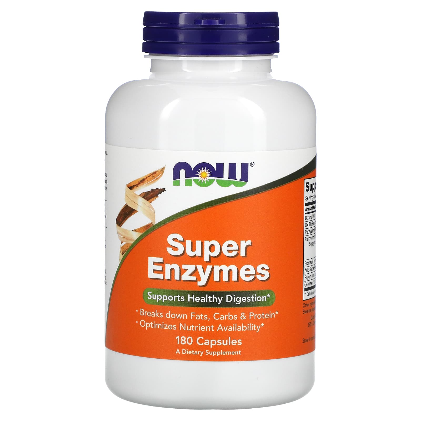 NOW Foods, Super Enzymes, 180 Cap - B0013OXKHC