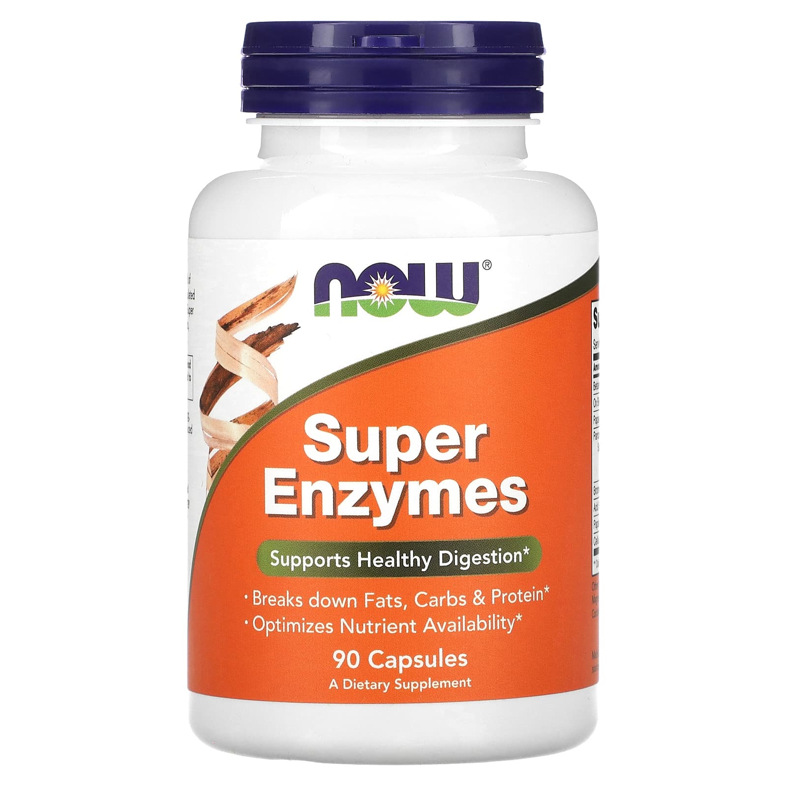 NOW Foods, Super Enzymes, 90 Capsules - B0001T0GAE