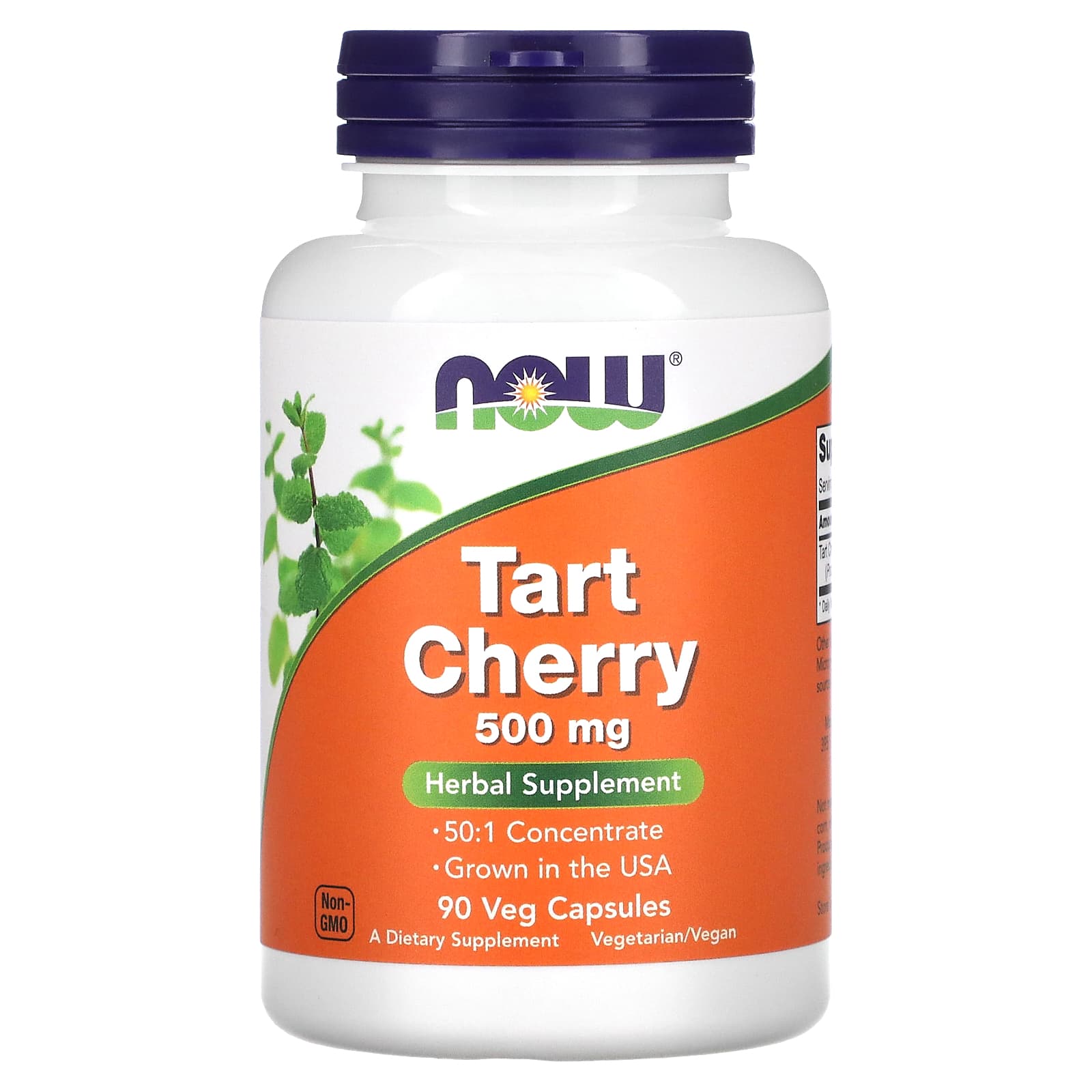 NOW Foods, Tart Cherry, 500 mg, 90 Veg Capsules - B07KXTCNLD