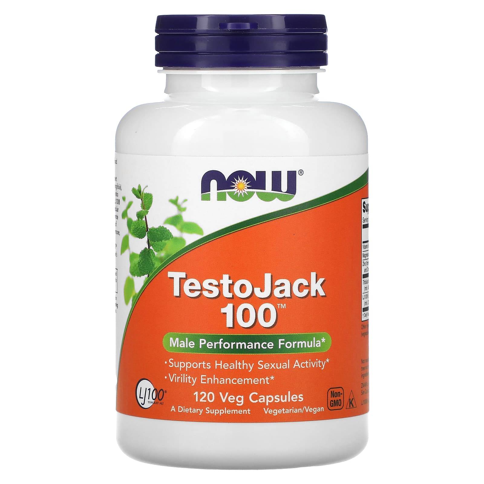 NOW Foods, TestoJack 100, 120 Veg Capsules - B001LXMUVW