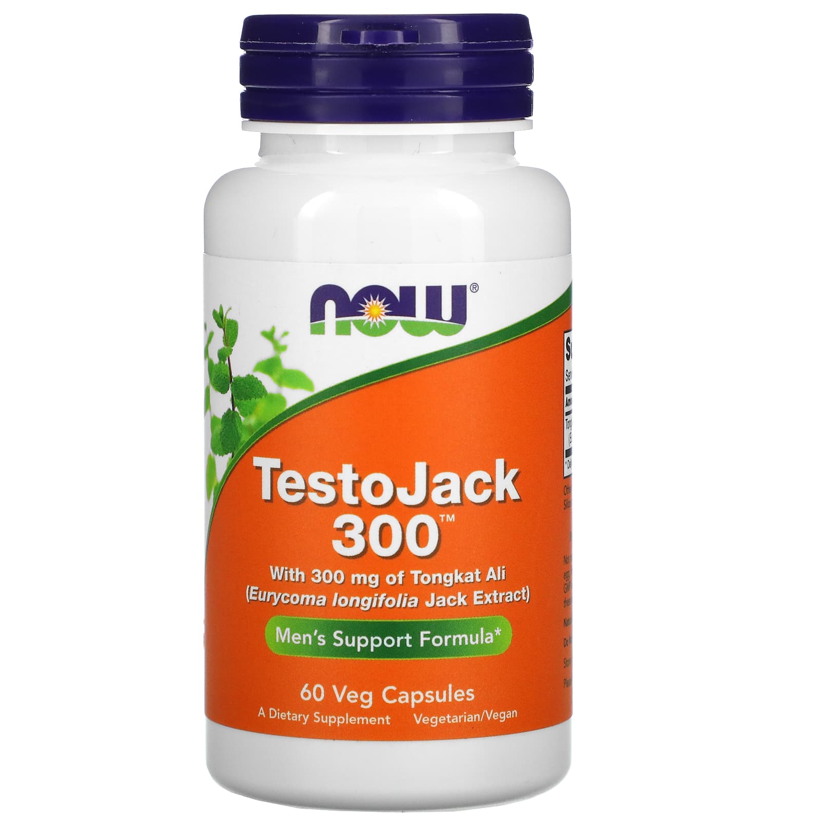 NOW Foods, TestoJack 300, 300 mg, 60 Veg Capsules - B00NY30DP2