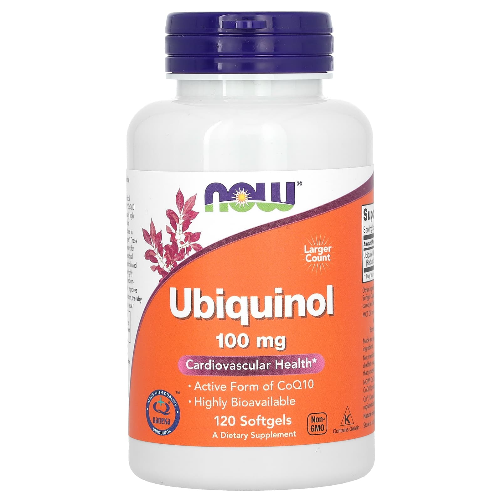 NOW Foods, Ubiquinol, 100 mg, 120 Softgels - B00KHQJDWS
