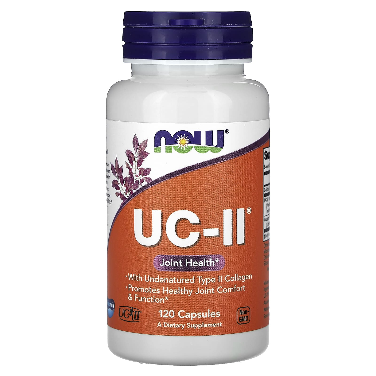 NOW Foods, UC-II Joint Health with Undenatured Type II Collagen, 120 Capsules