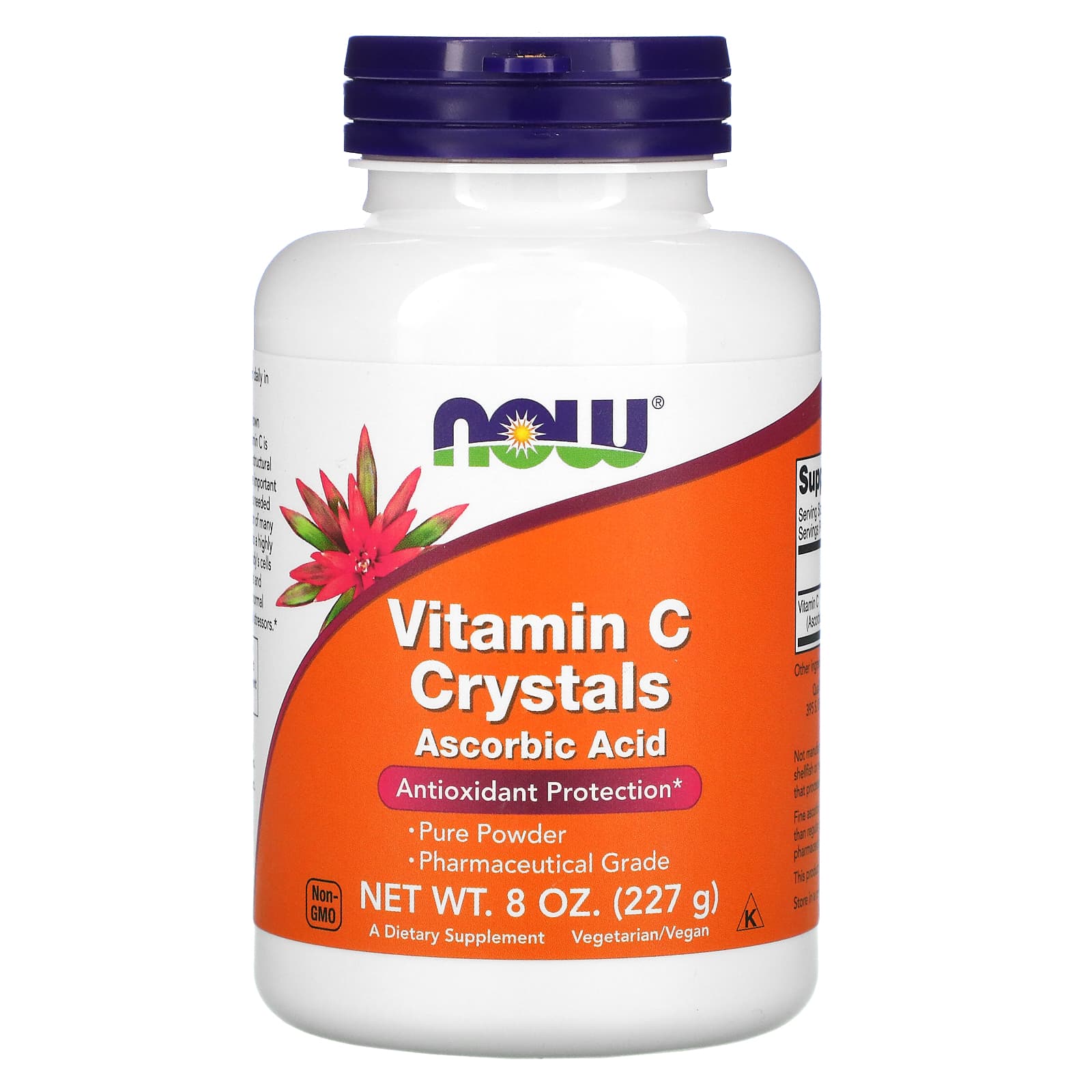 NOW Foods, Vitamin C Crystals, 8 oz (227 g) - B00028LX1U